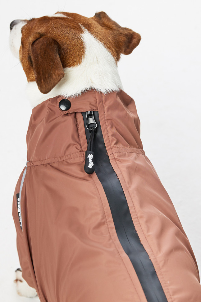 Дождевик LionPets ДЖЕК РАССЕЛ LPK-9225-128 на мальчика Цвет: Шоколадный