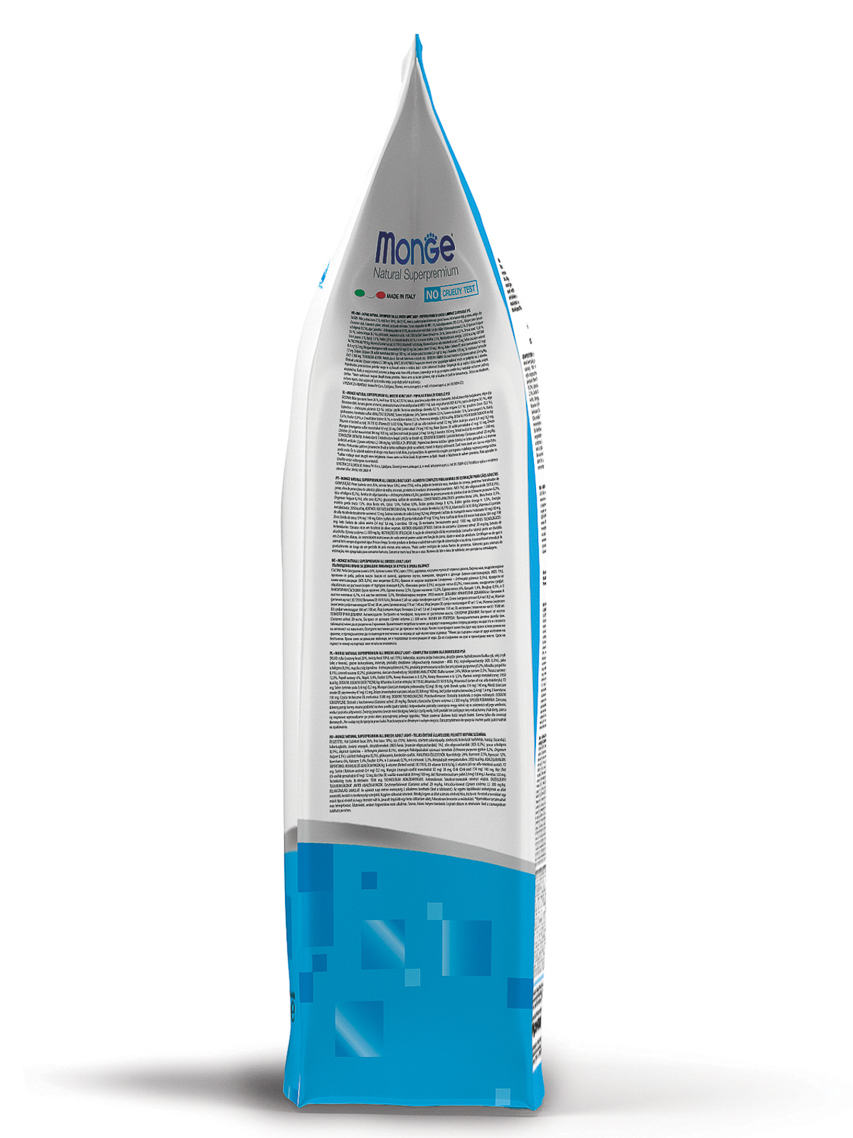 Сухой корм Monge Dog Speciality Line Light для взрослых собак всех пород, низкокалорийный, лосось с рисом 2,5 кг