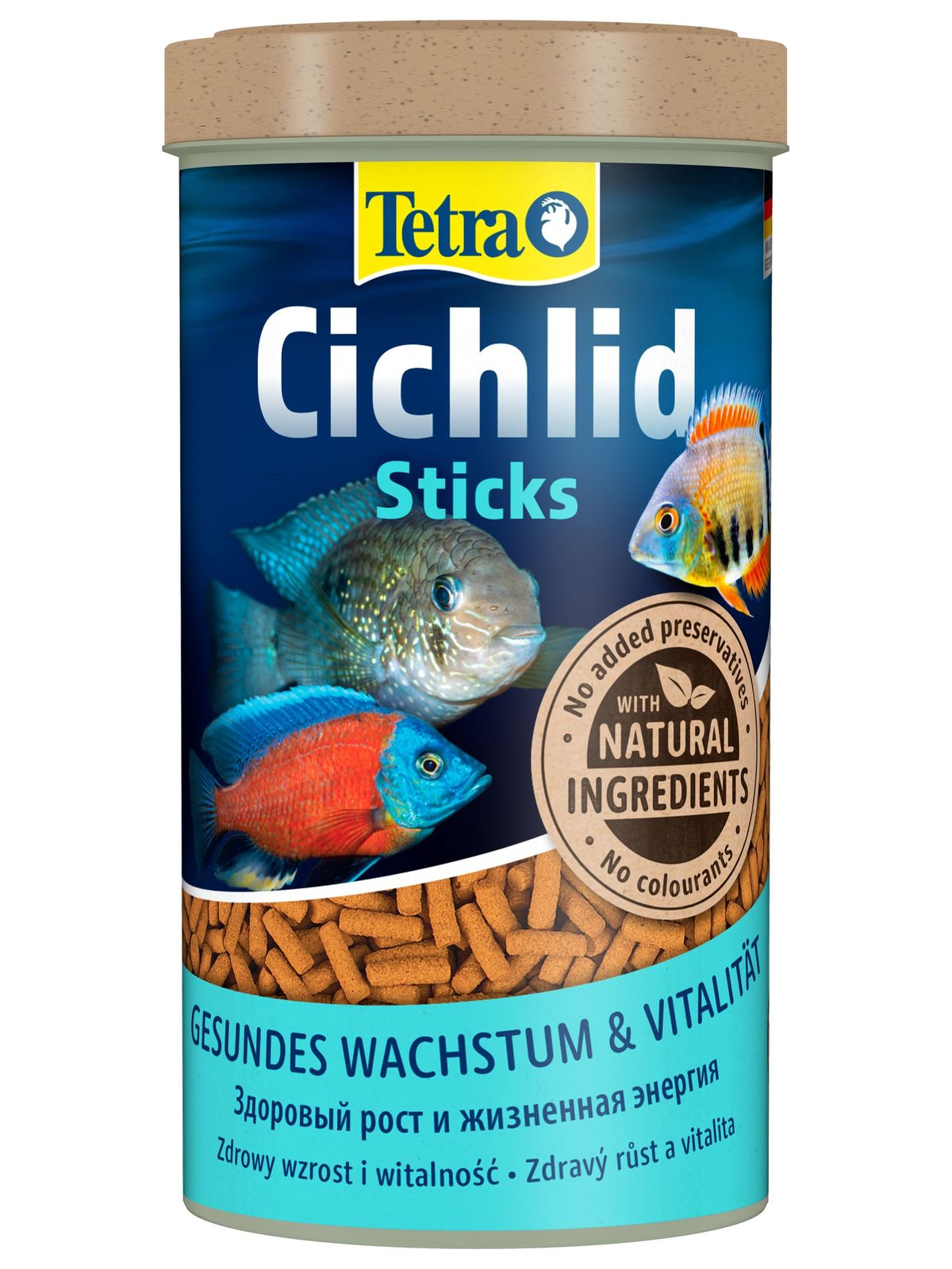 TetraCichlid Sticks корм для всех видов цихлид в палочках 500 мл