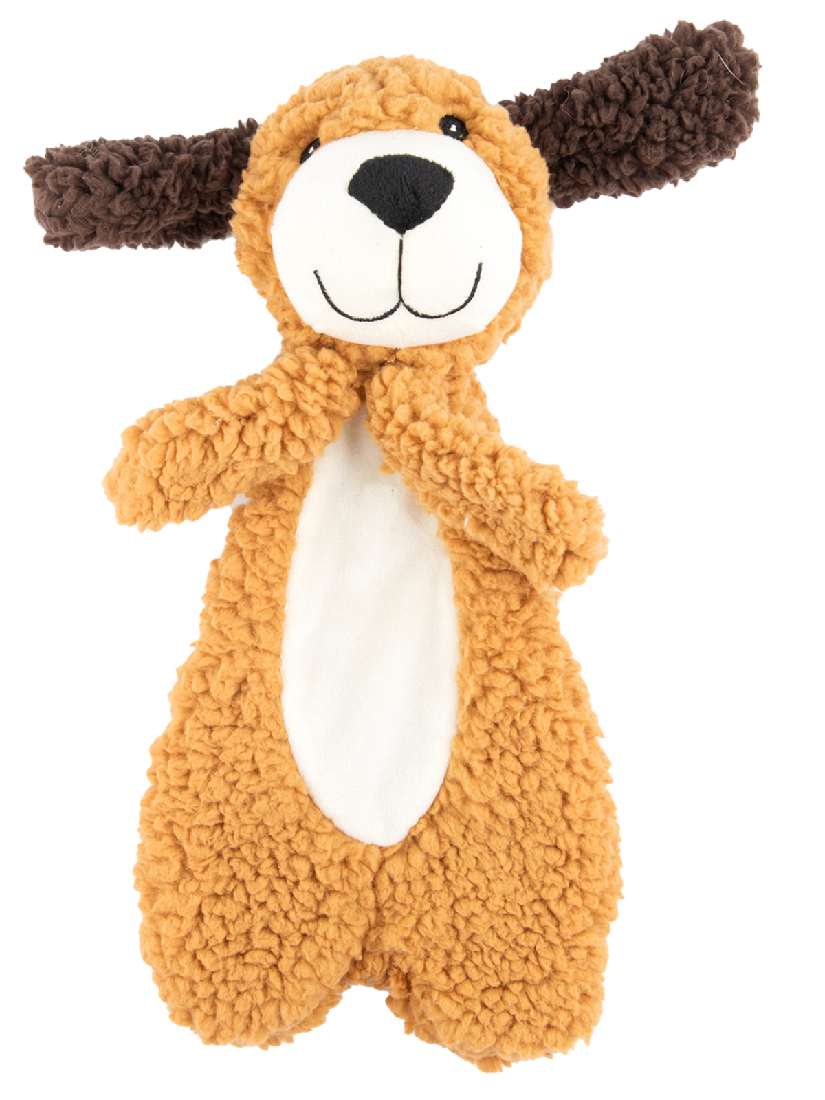 Aromadog Игрушка AROMADOG Rescue для собак Собачка без наполнителя 30 см с пищалкой, рыжая