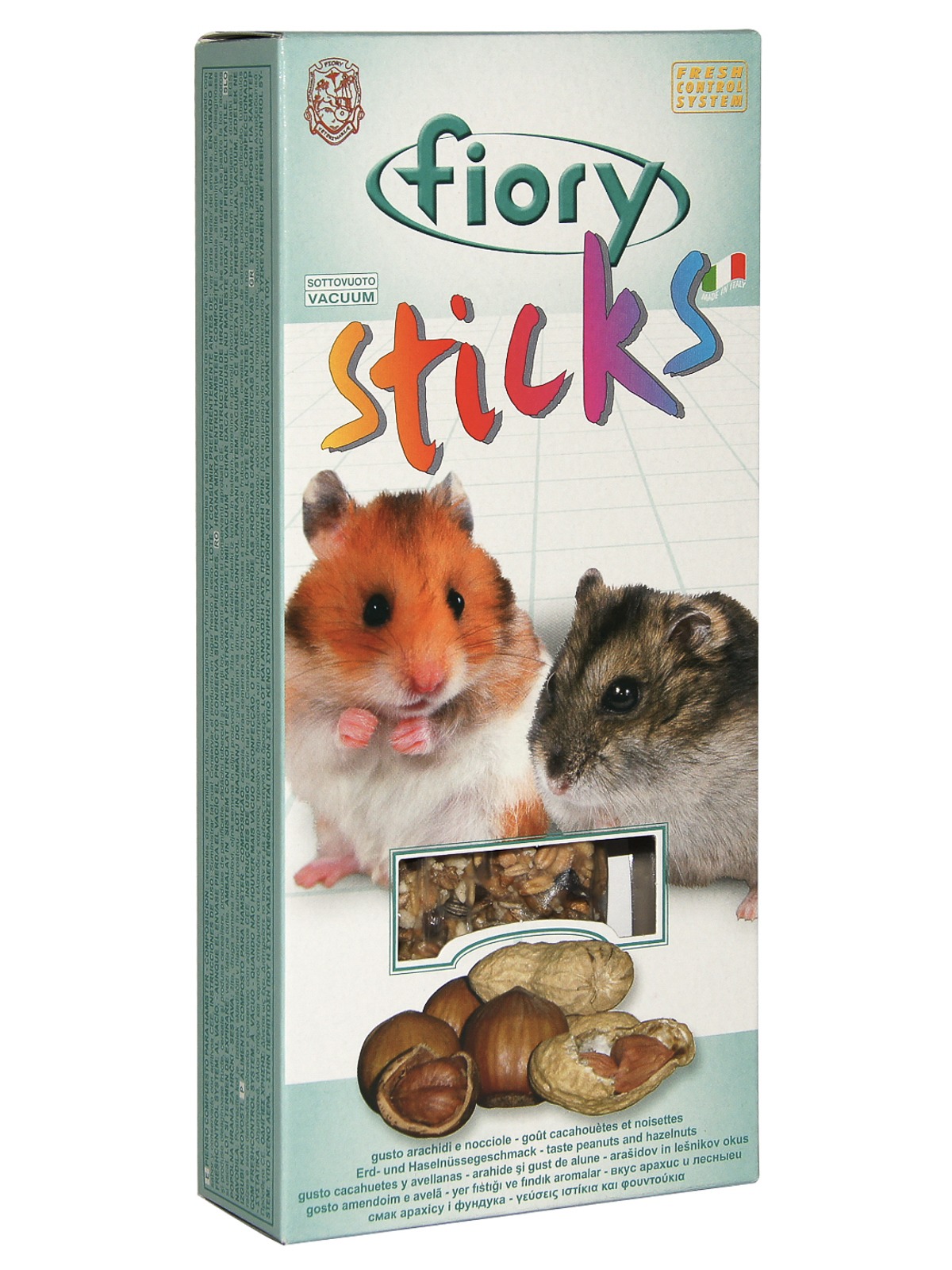 Лакомство Fiory Sticks палочки для хомяков с орехами 2х50 г