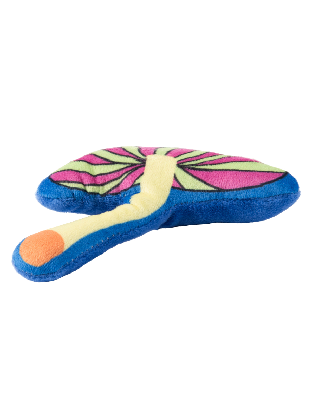 Игрушка Mr.Kranch для кошек Волшебный Грибочек плюшевая с кошачьей мятой 10 см синяя