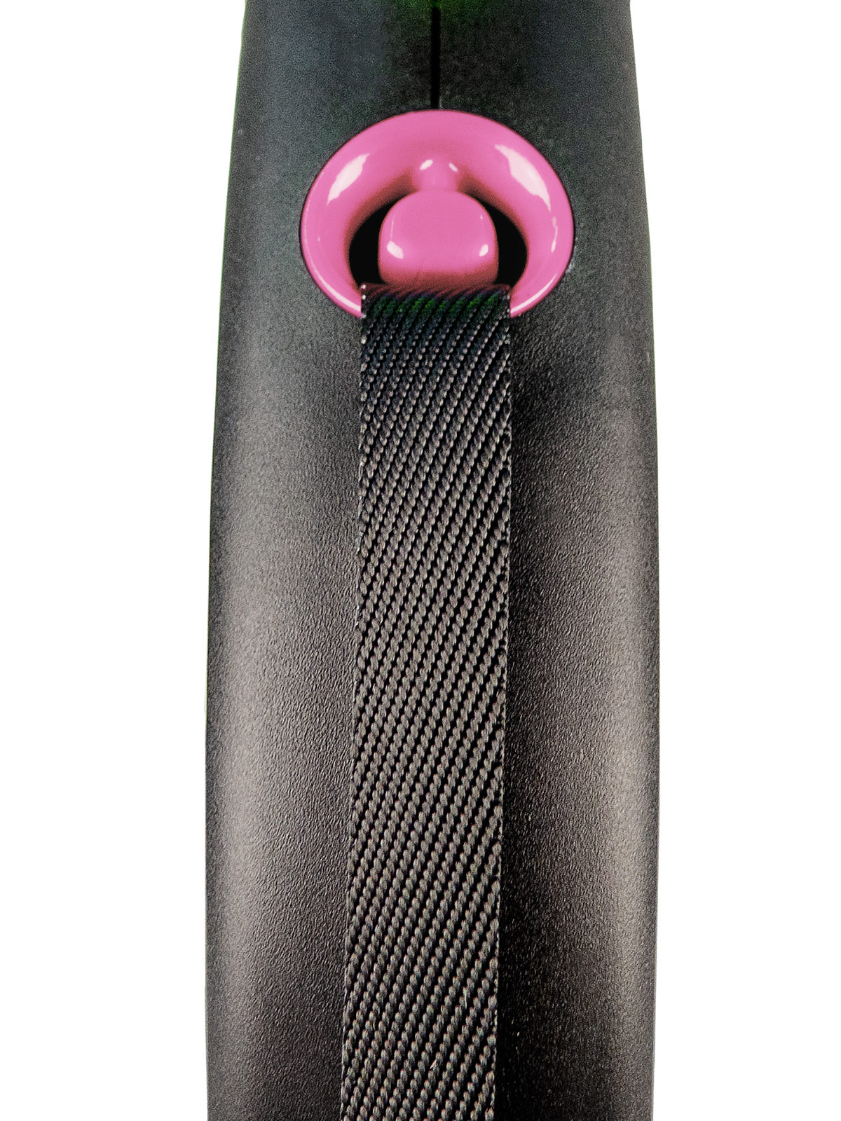flexi рулетка Black Design M (до 25 кг) 5 м лента черный/розовый