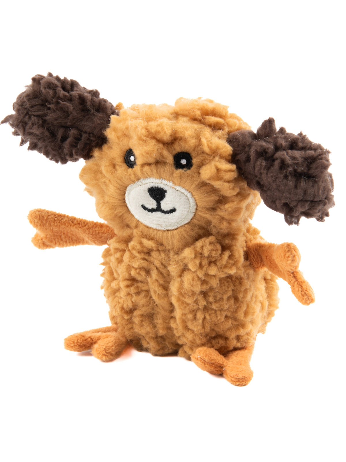 Aromadog Игрушка AROMADOG Rescue для собак Собачка кругляш 14 см с пищалкой, рыжая