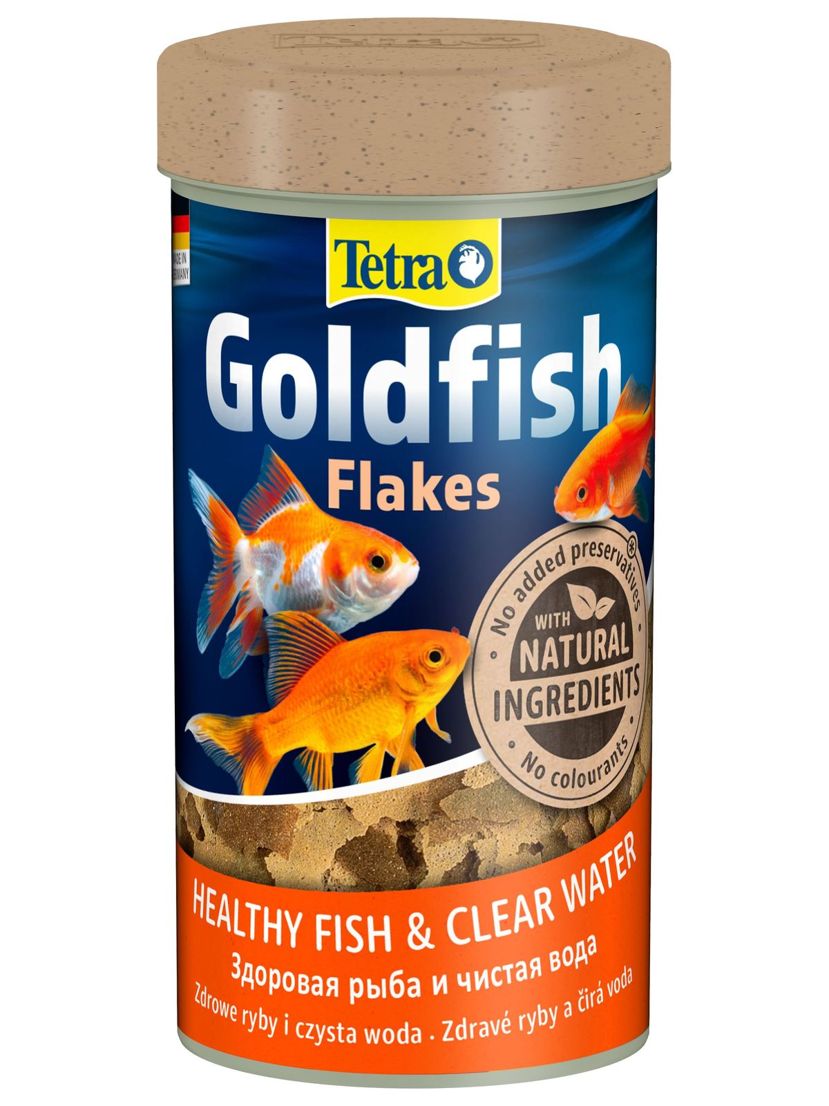 TetraGoldfish корм в хлопьях для всех видов золотых рыбок 250 мл