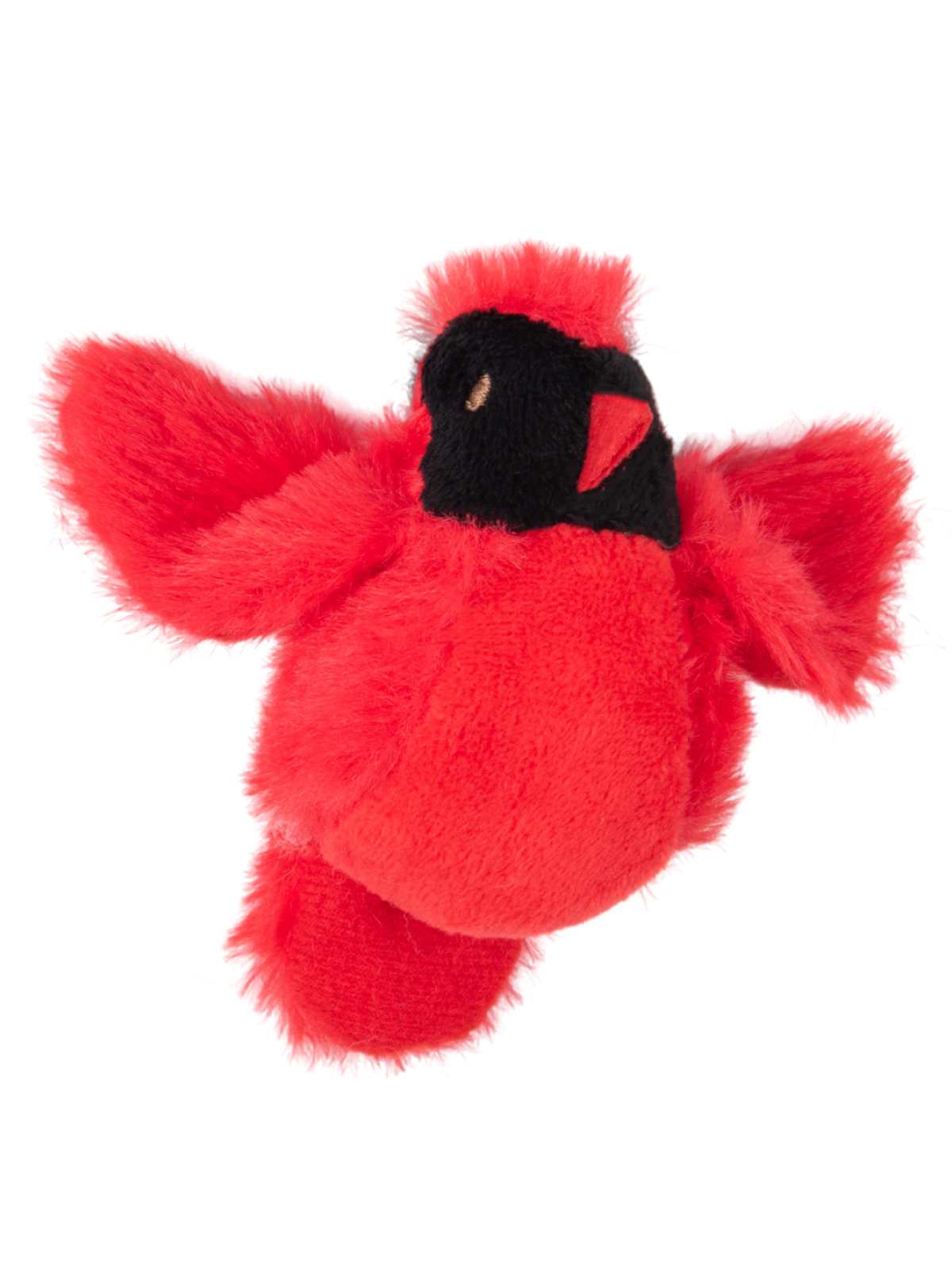 Игрушка Mr.Kranch для кошек Птичка плюшевая с кошачьей мятой 8 см красная