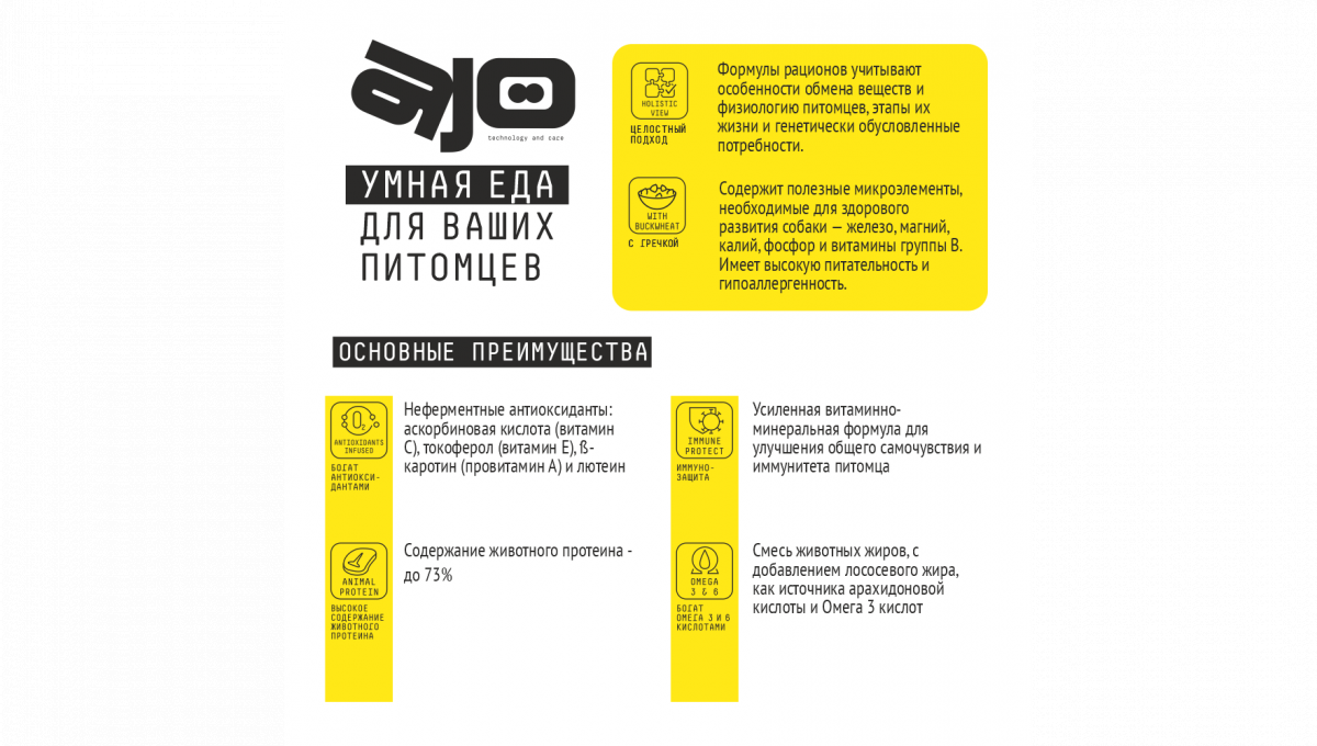 Ajo Сухой корм для щенков миниатюрных пород Very small puppy&junior с индейкой 8 кг 4630169560310