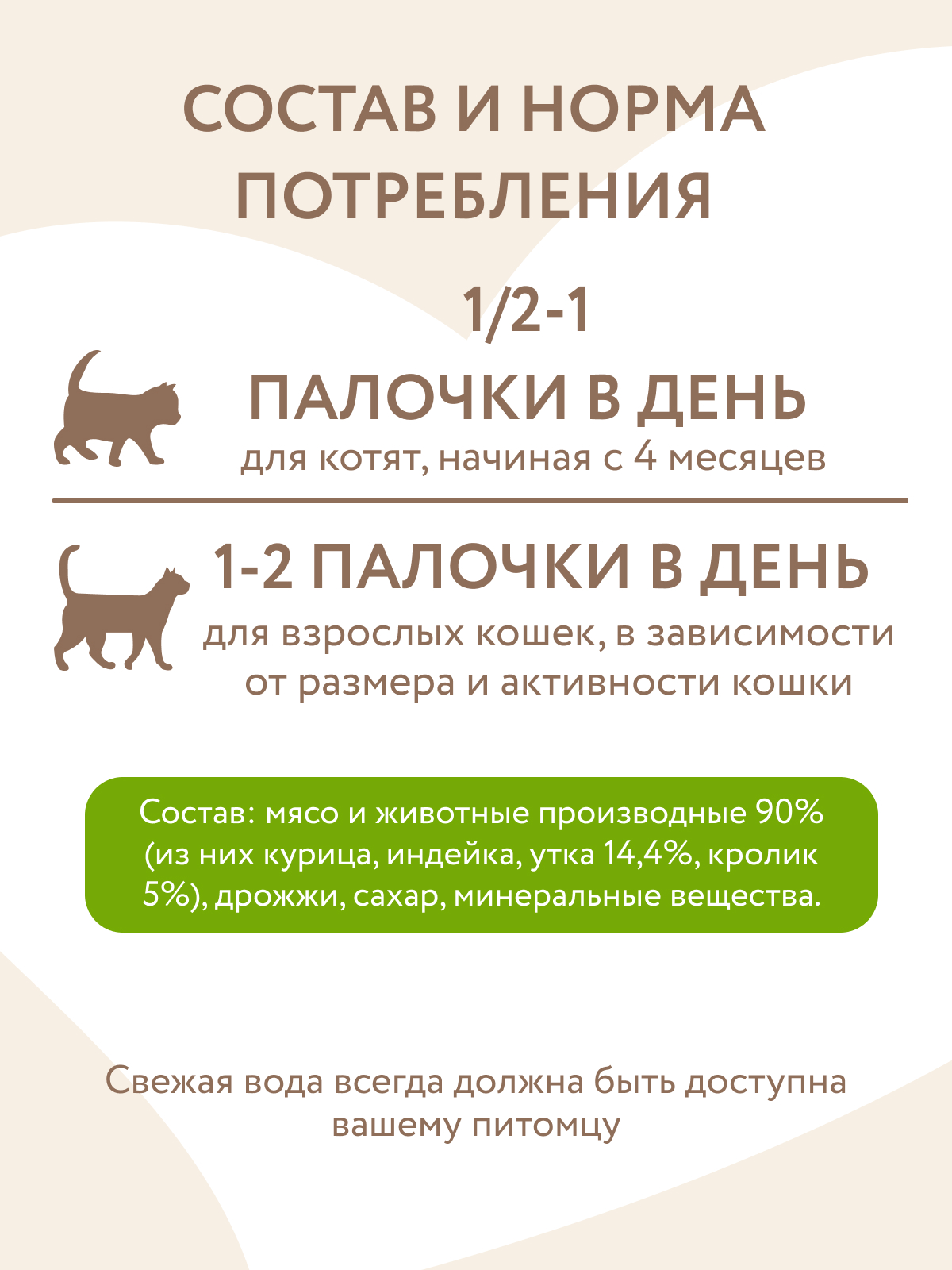 Мнямс Лакомство Лакомые палочки 13,5 см для кошек с уткой и кроликом 3х5 г