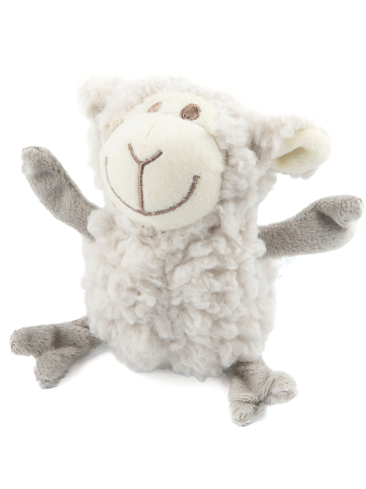 Aromadog Игрушка AROMADOG Senior для собак Овечка кругляш 14 см с пищалкой, серый