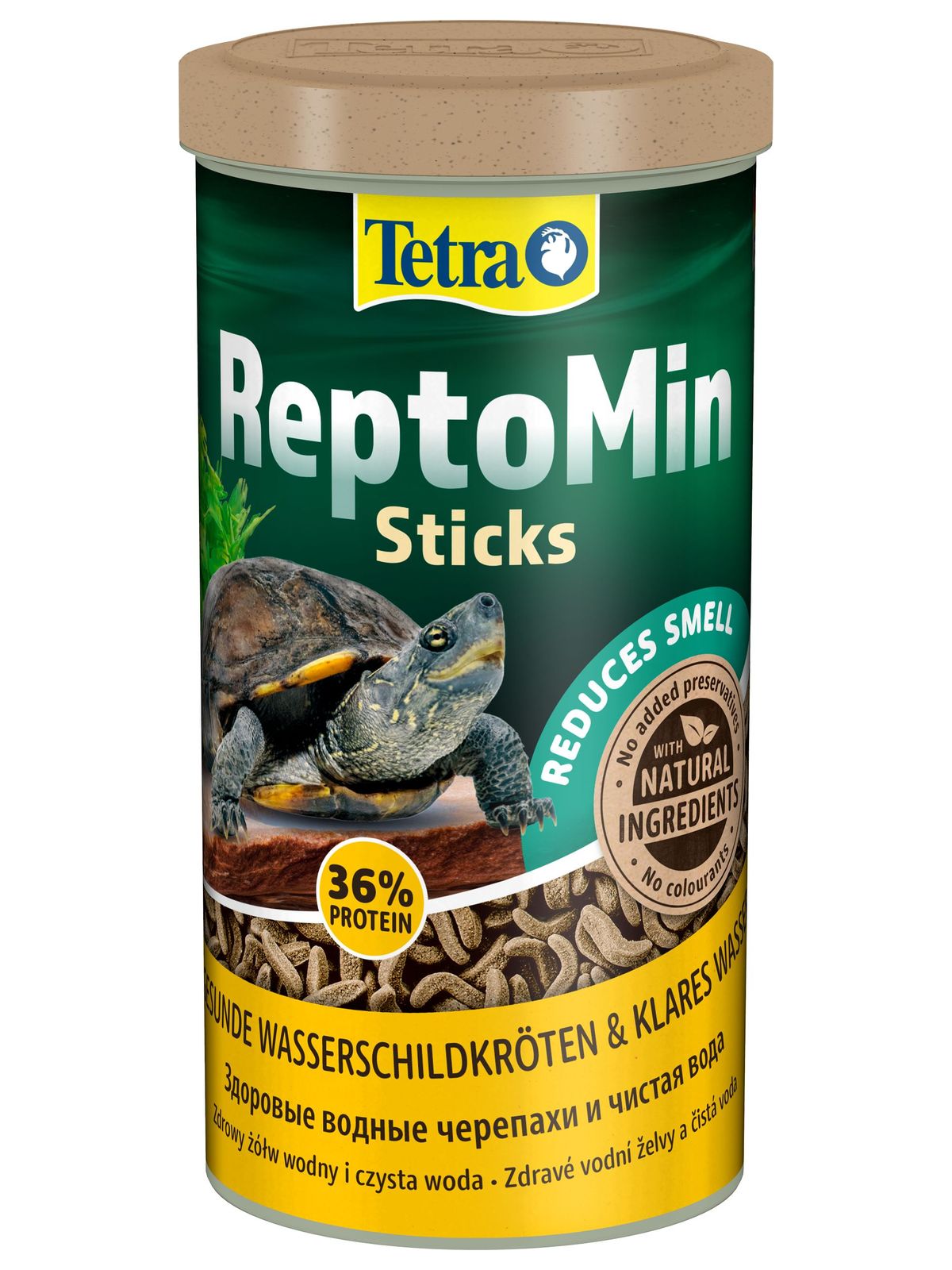 Tetra ReptoMin корм в виде палочек для водных черепах 1 л