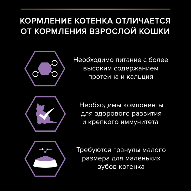 PRO PLAN Сухой корм для котят Pro Plan с курицей, 1,5 кг 7613036505246