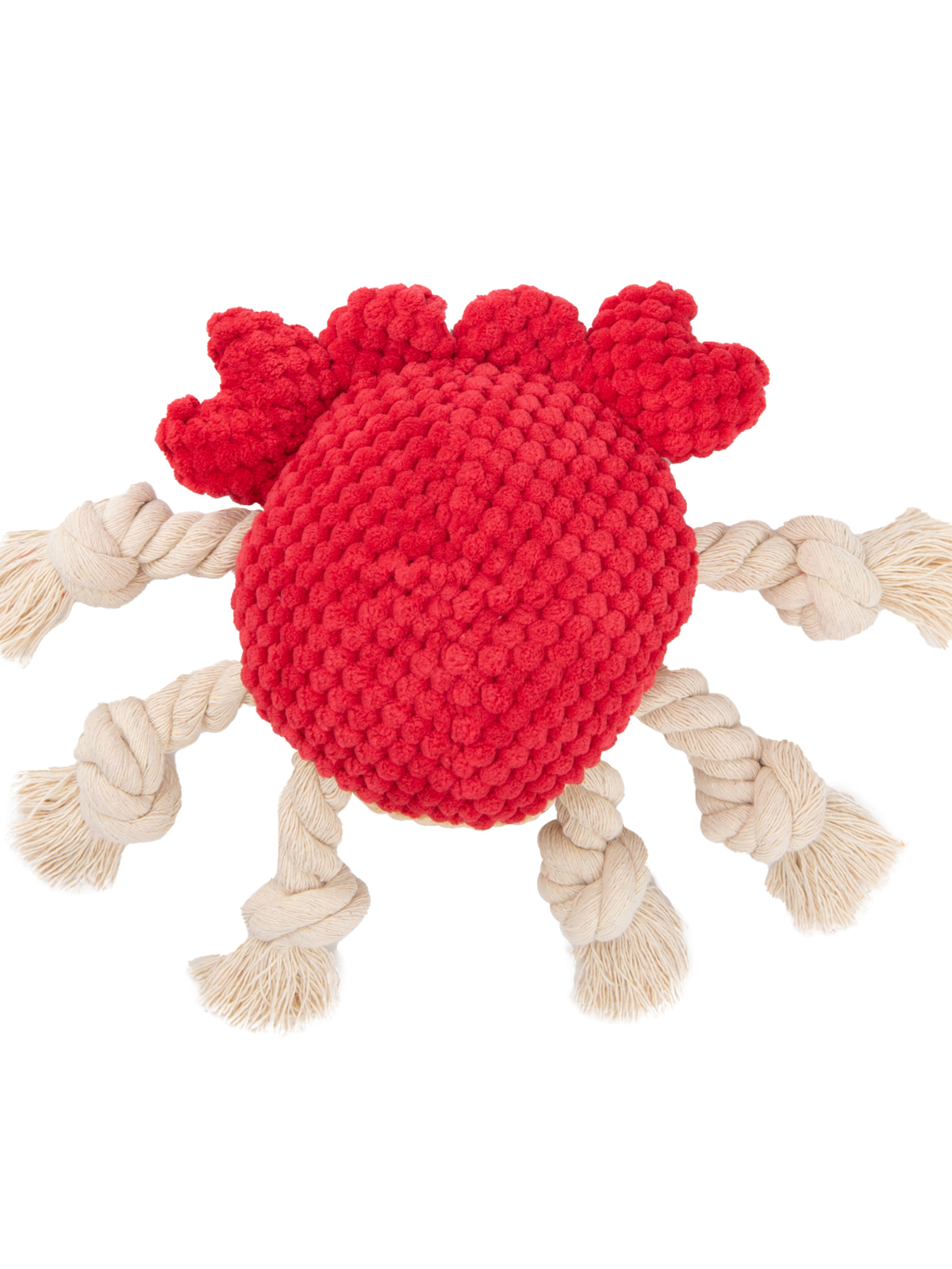 Игрушка Mr.Kranch для собак Краб 22*20 см красная
