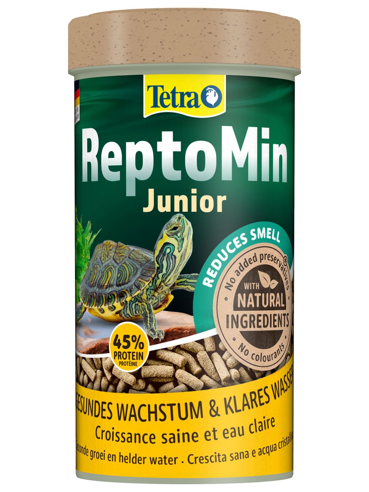 Tetra ReptoMin Junior корм в виде палочек для молодых водных черепах 250 мл