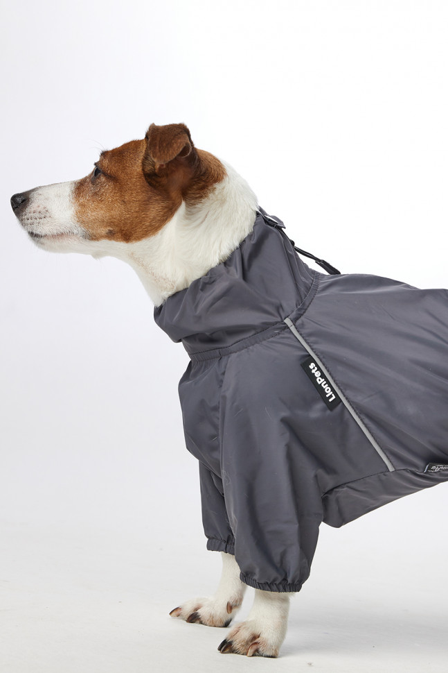 Дождевик LionPets ДЖЕК РАССЕЛ LPK-9225-135 на мальчика Цвет: Серый