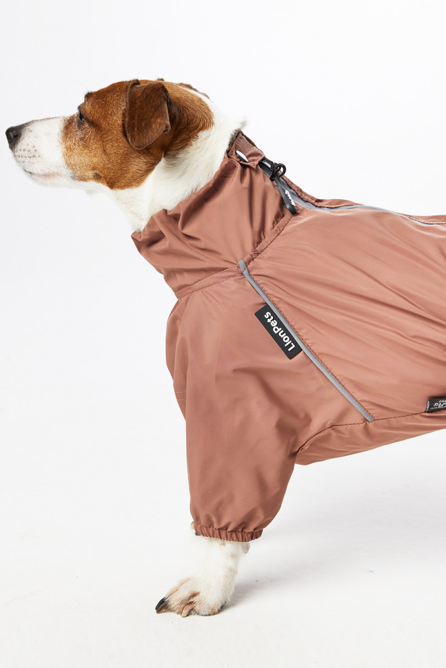 Дождевик LionPets ДЖЕК РАССЕЛ LPK-9225-128 на мальчика Цвет: Шоколадный