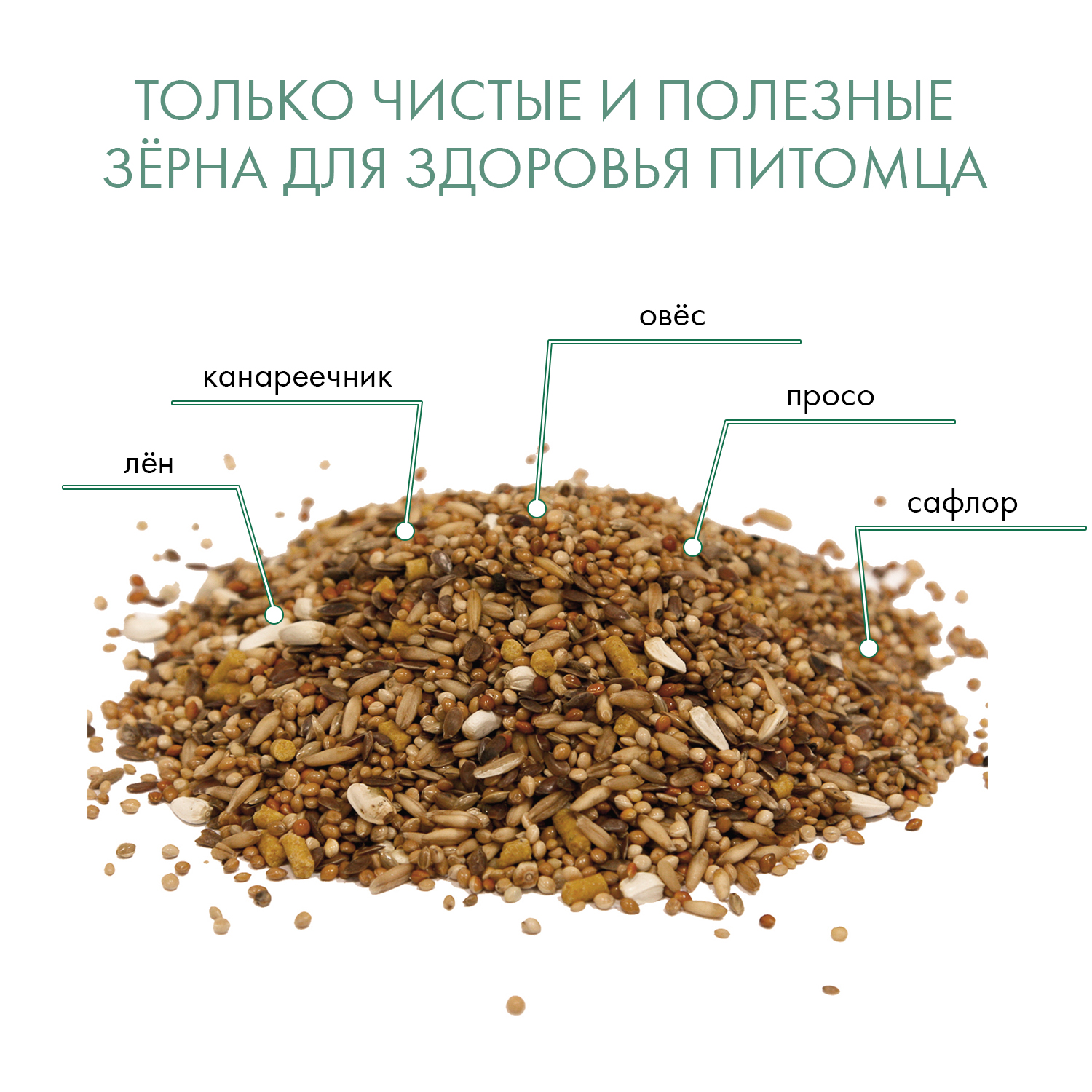 Корм Fiory Pappagallini для волнистых попугаев 1 кг