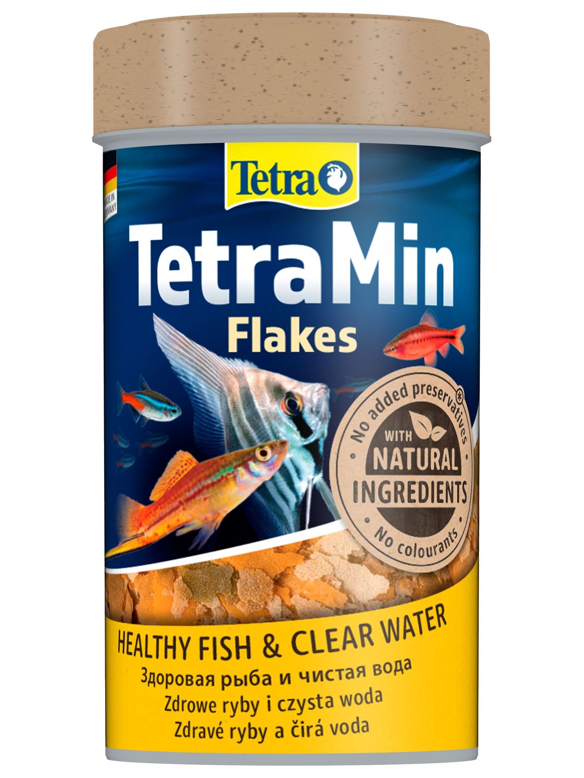 TetraMin корм для всех видов рыб в виде хлопьев 100 мл