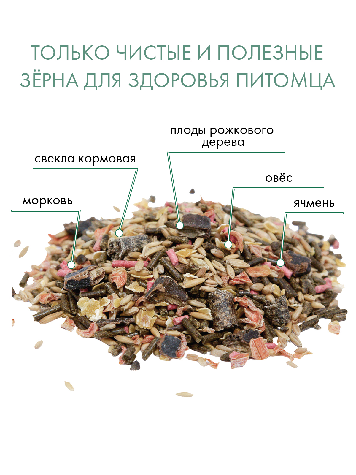 Корм Fiory Conigli e cavie для морских свинок и кроликов 850 г