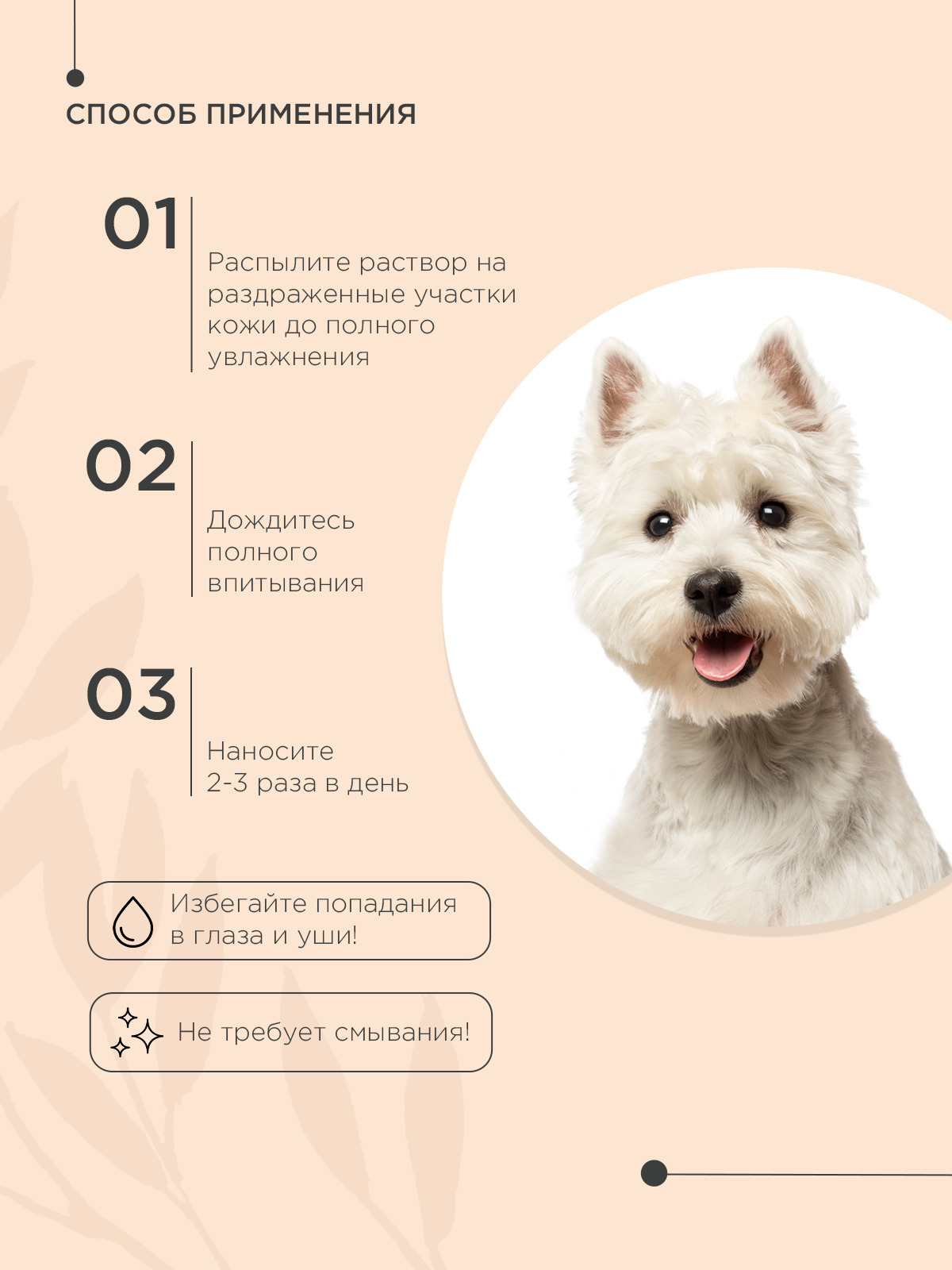 Спрей ProPhyto ITCH PROTECT для кожи собак, противозудный, 100 мл