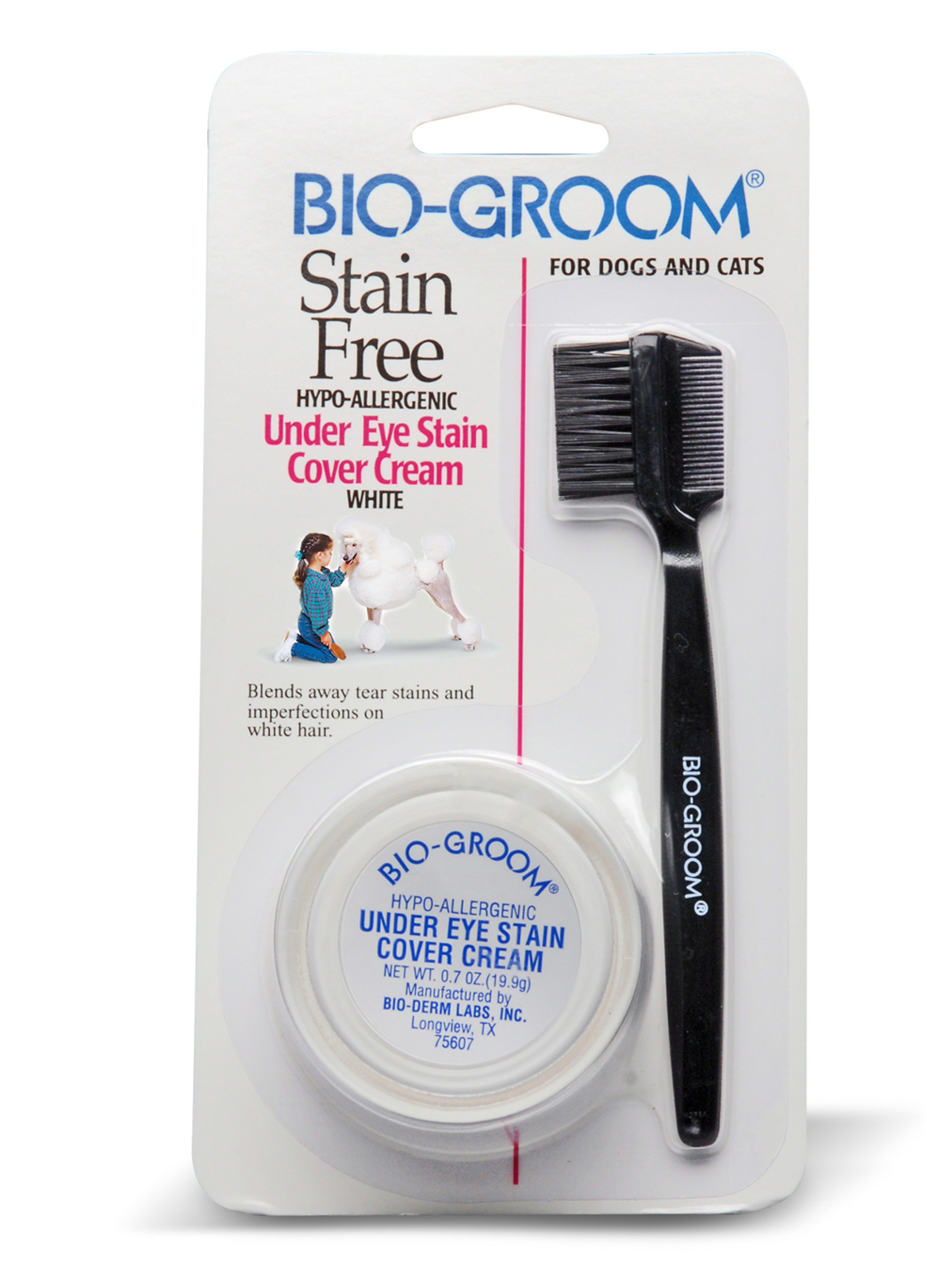 Bio-Groom Stain Free маскировка для глаз от слезных дорожек 21 мл