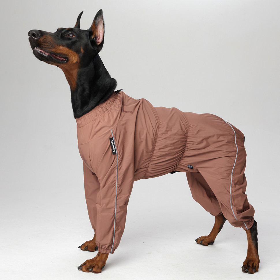 Дождевик LionPets SDK-2550-128 на девочку, цвет: Шоколадный (Размер 1 (спинка 54 см, обхват шеи 32-50 см, обхват груди 44-66 см))