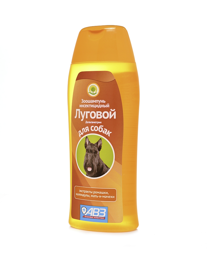 АВЗ Зоошампунь  Луговой  инсектицидный для собак, 270 мл (НЕ ЗАКАЗЫВАТЬ!!!)