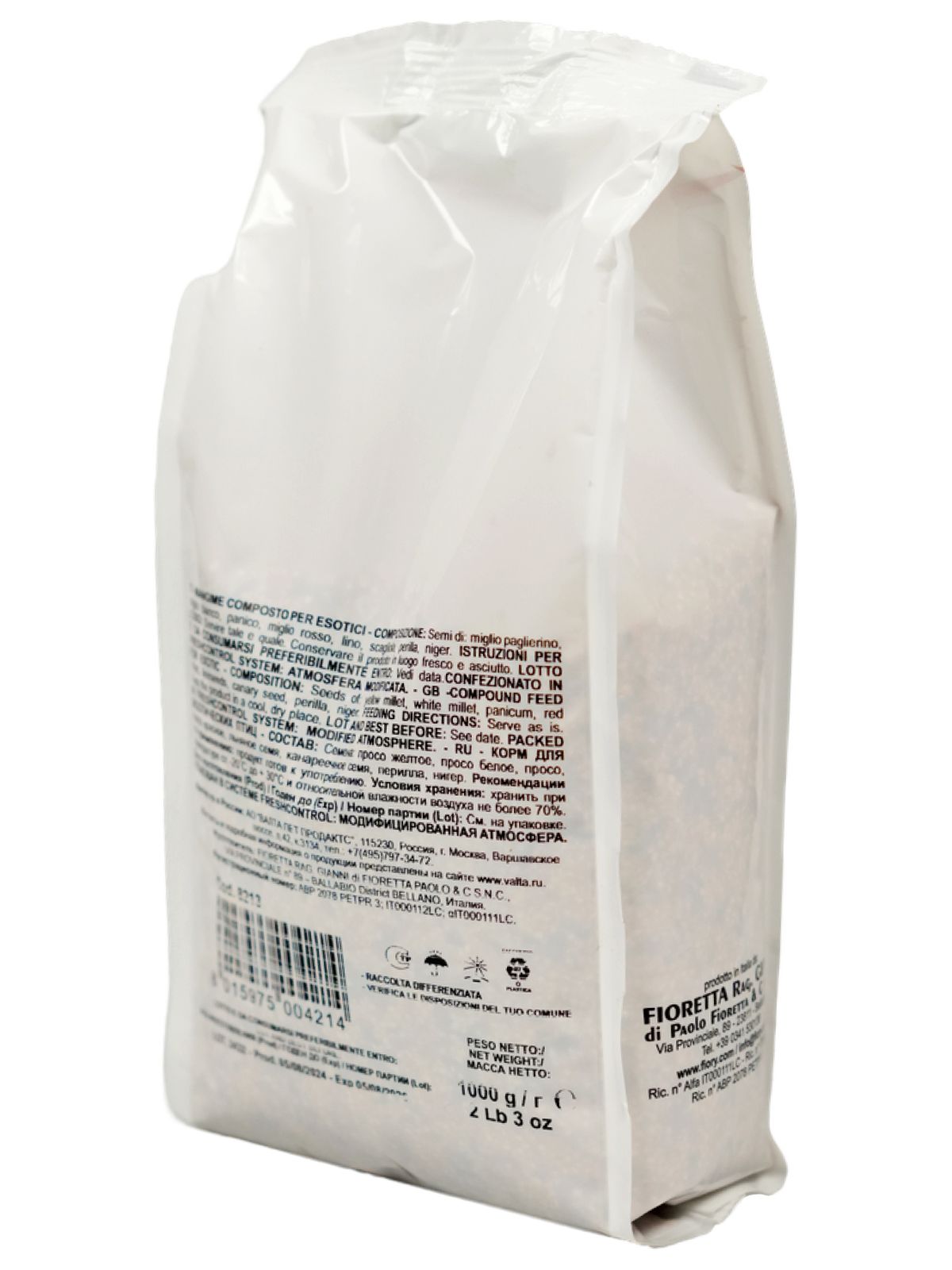 Корм Fiory Pet Paradise для экзотических птиц 1 кг