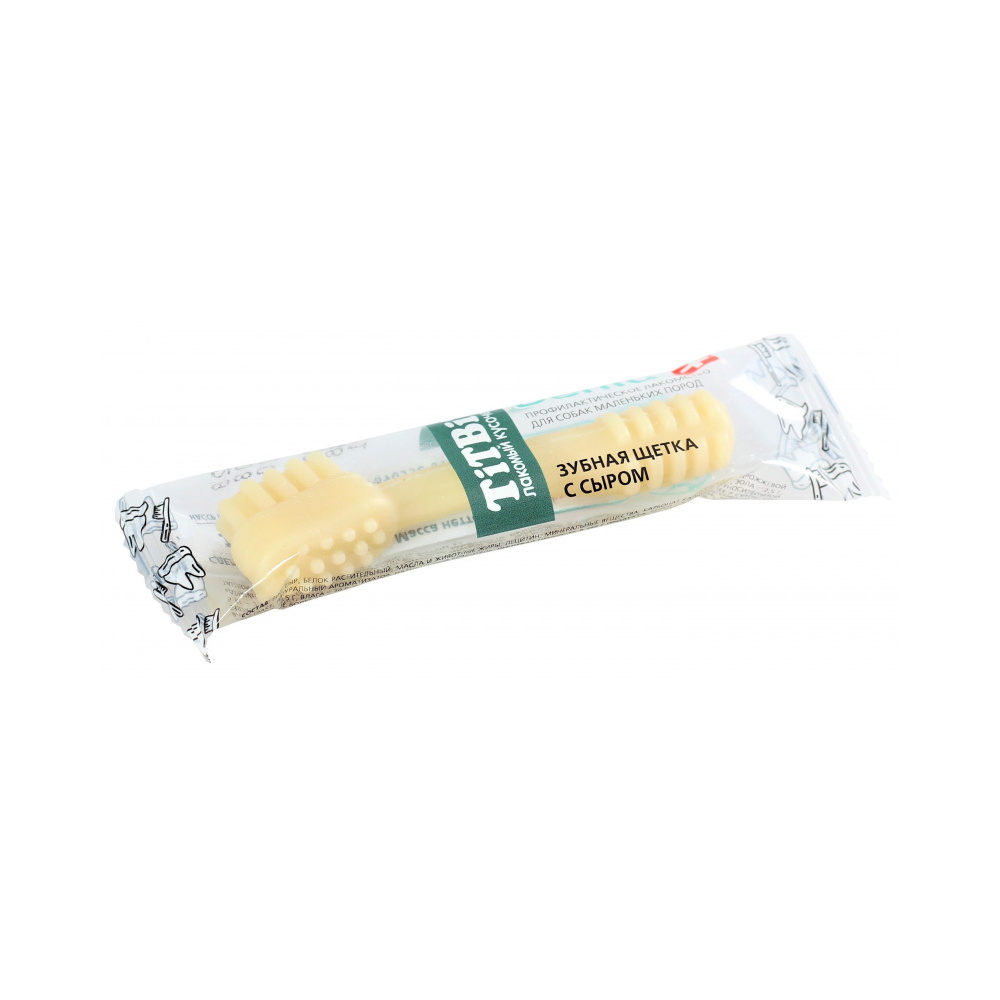 TiTBiT Лакомство Зубная щетка с сыром для маленьких собак 13 гр 4690538019900