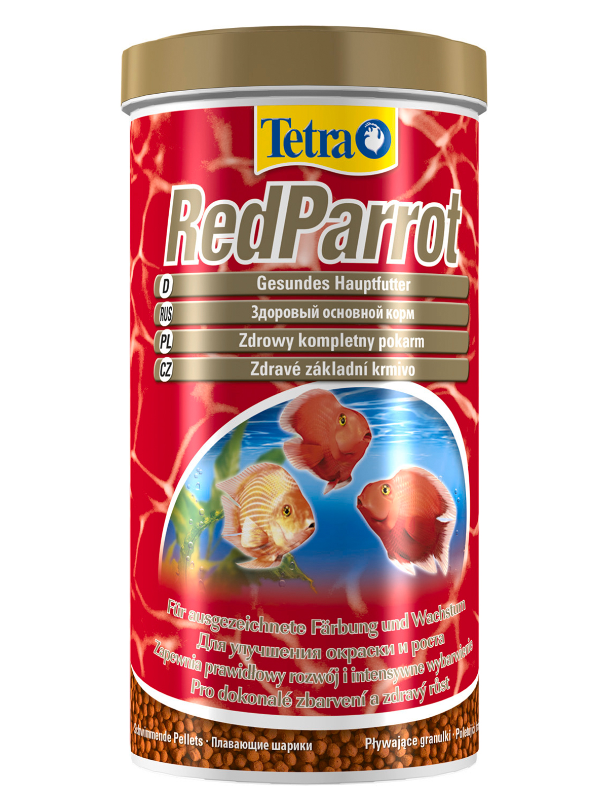 TetraRed Parrot корм для красных попугаев в шариках 1 л