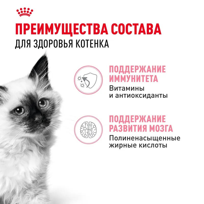 ROYAL CANIN Kitten Влажный корм для котят до 12 месяцев, в соусе, 1шт-85гр 4627150233865