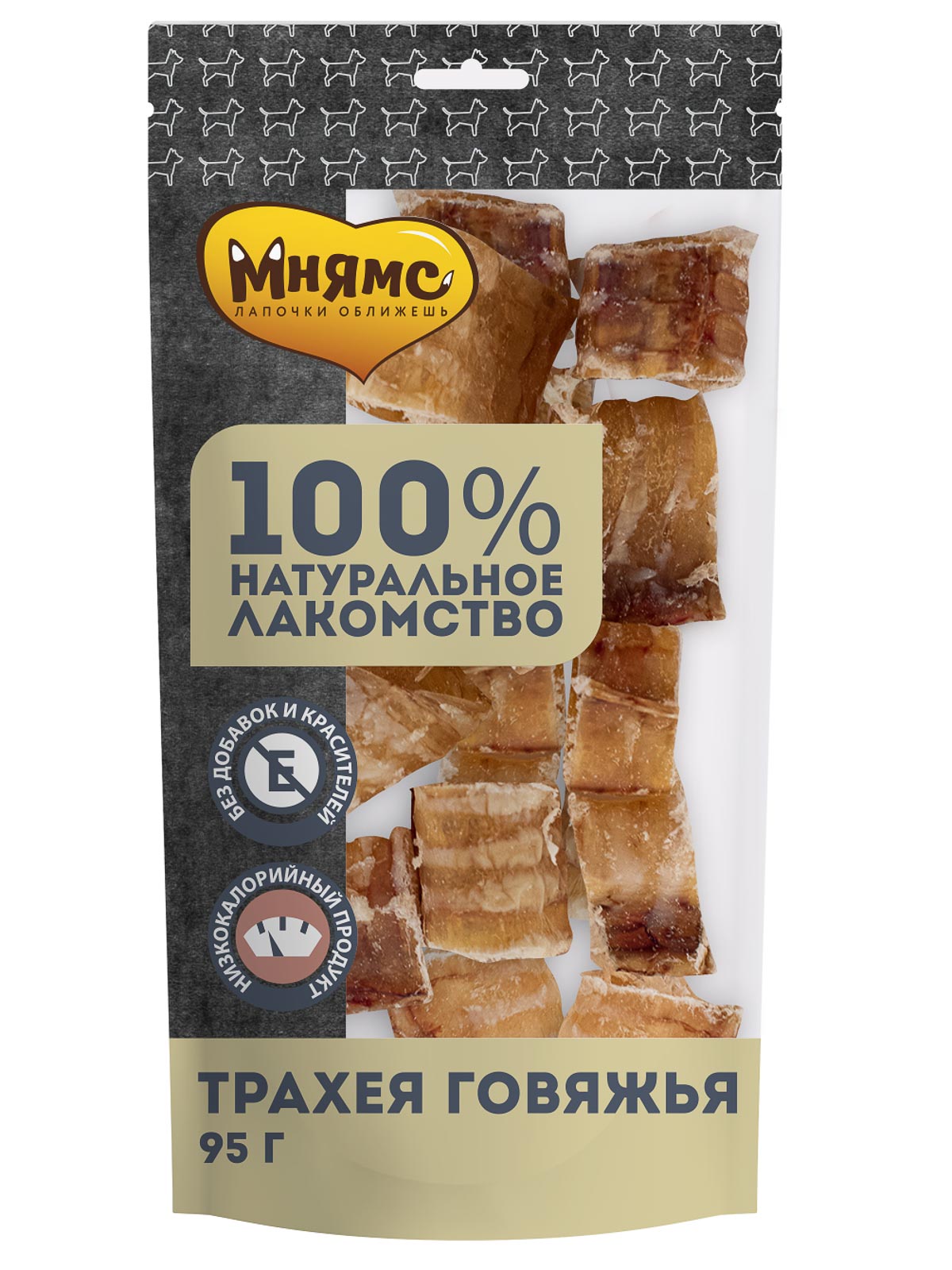 Лакомство Мнямс На каждый день для собак Трахея говяжья 95 г