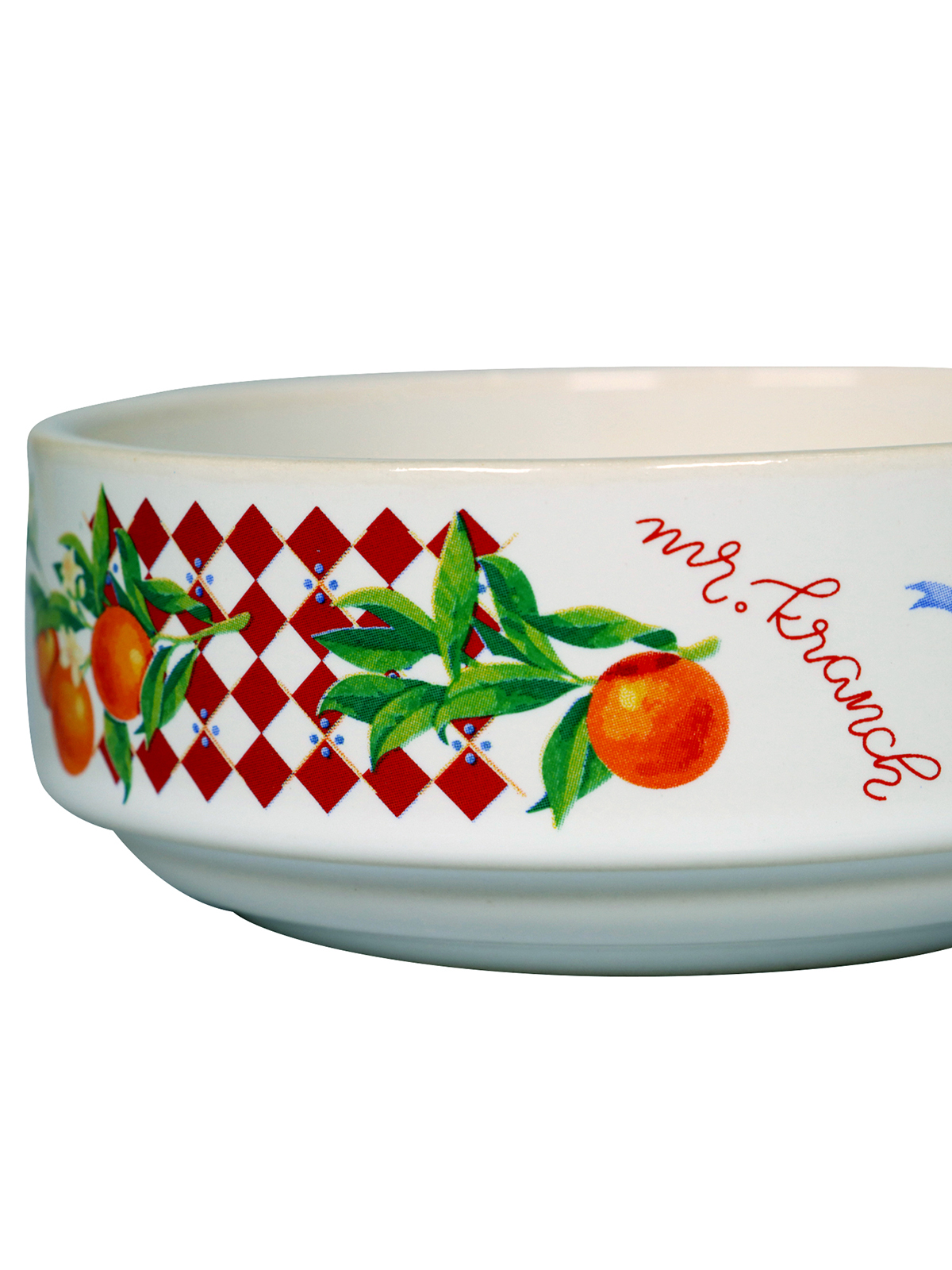 Миска Mr.Kranch для собак и кошек из фарфора, 350мл, белая