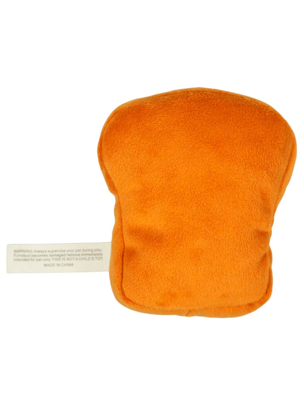 Игрушка Mr.Kranch для собак Тост с пищалкой и шуршащими элементами, 10см