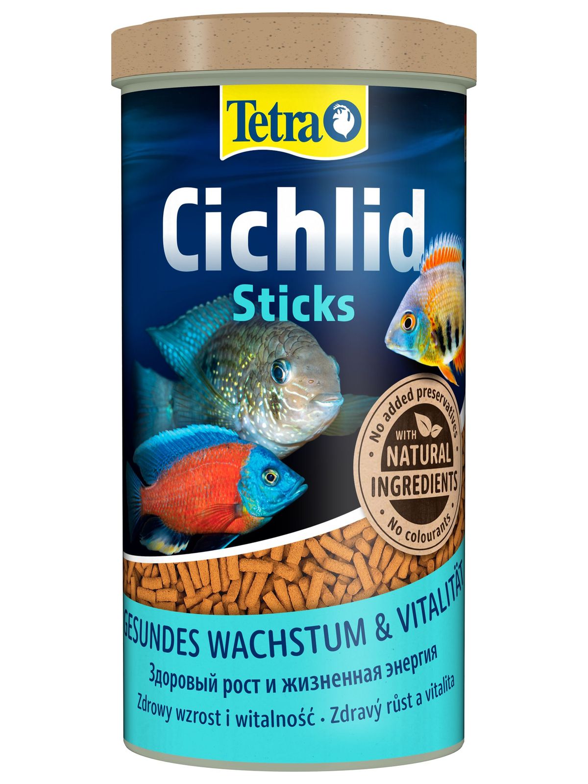 TetraCichlid Sticks корм для всех видов цихлид в палочках 1 л