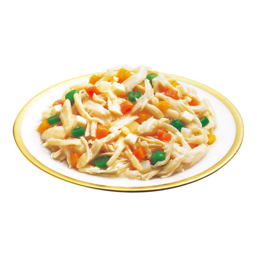 Inaba Влажный корм INABA Gracia L для собак Куриное филе с сыром и 5 видами овощей в желе, пауч, 280 г