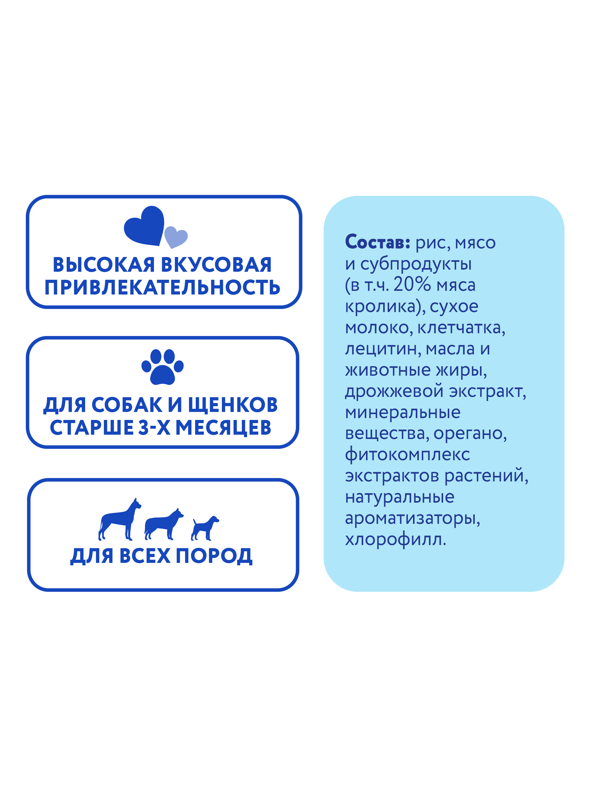 Лакомство Мнямс ДЕНТАЛ для собак "Зубные палочки" с хлорофиллом и кроликом 100 г