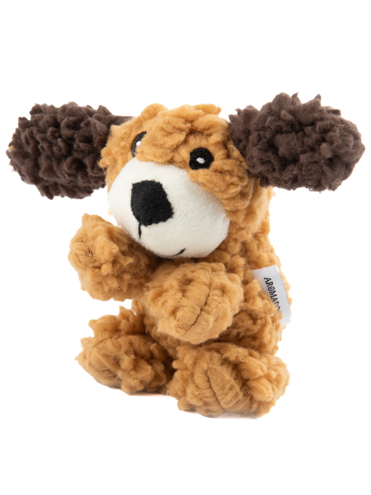 Aromadog Игрушка AROMADOG Rescue для собак Собачка мягкая 15 см с пищалкой, рыжая