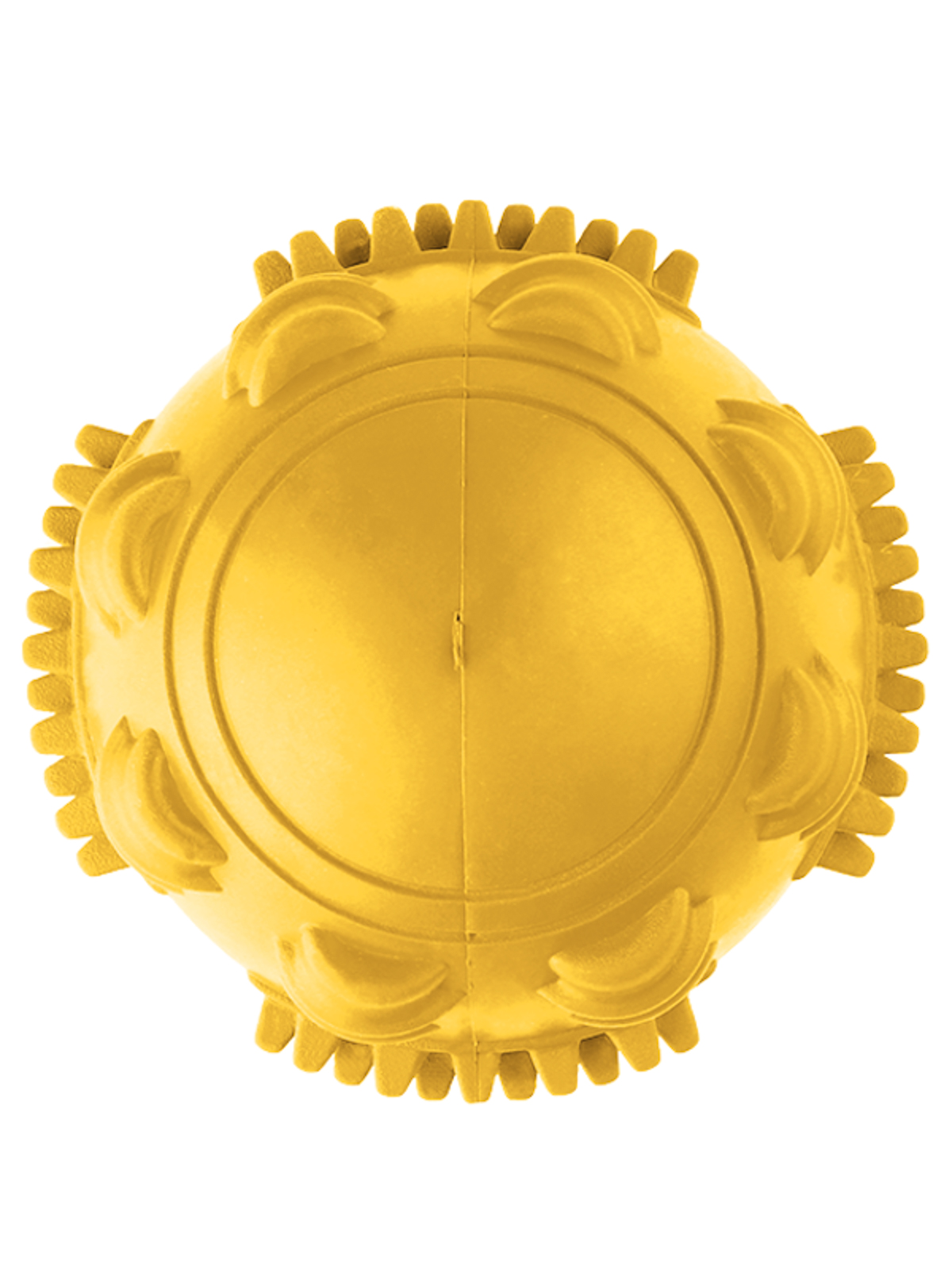 Игрушка Mr.Kranch для собак Мяч 8 см желтый с ароматом сливок