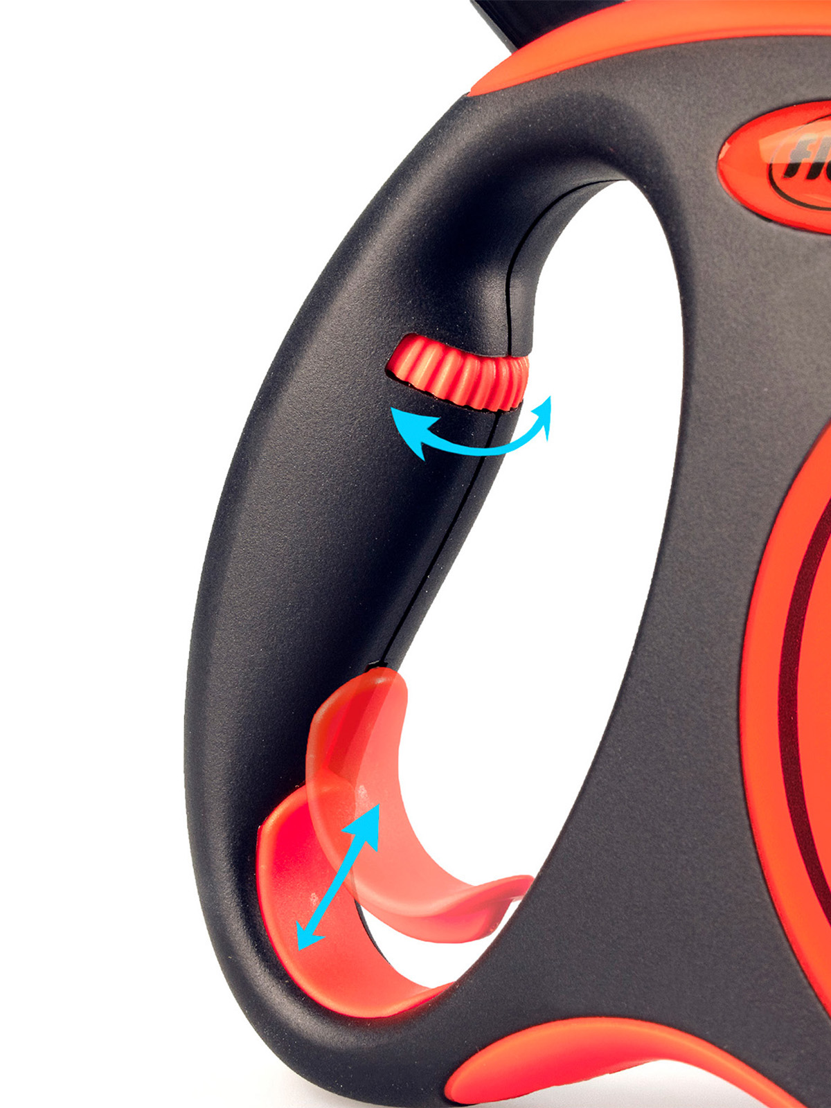 Flexi flexi рулетка Xtreme L (до 55 кг) 8 м лента оранжевая