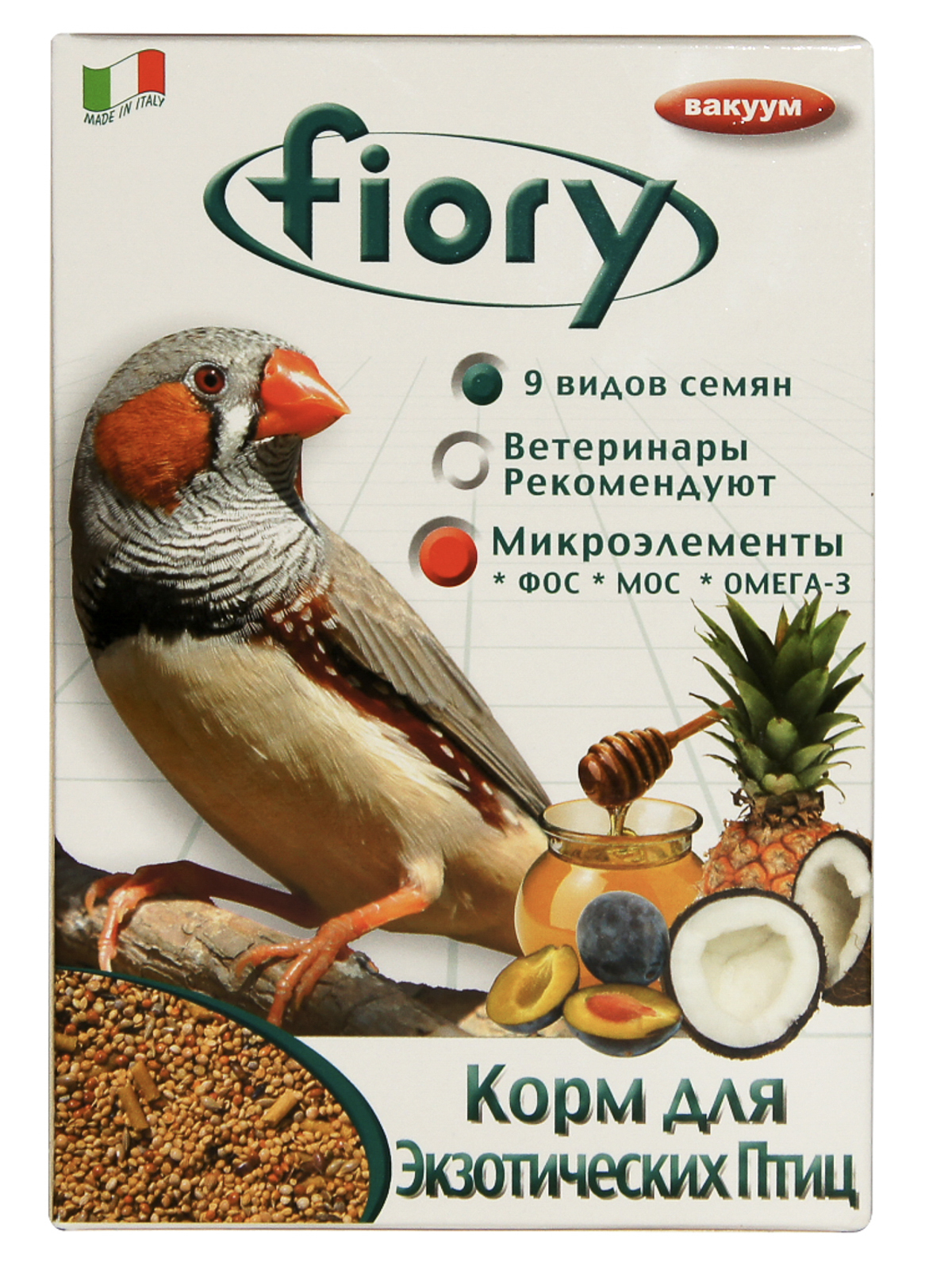 Корм Fiory Esotici для экзотических птиц 400 г