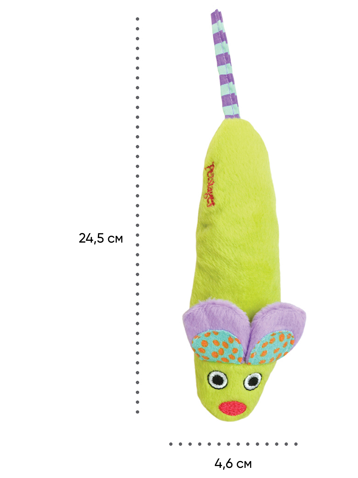 Игрушка Catstages для кошек "Мышка плюш" c кошачьей мятой 20 см (34005)