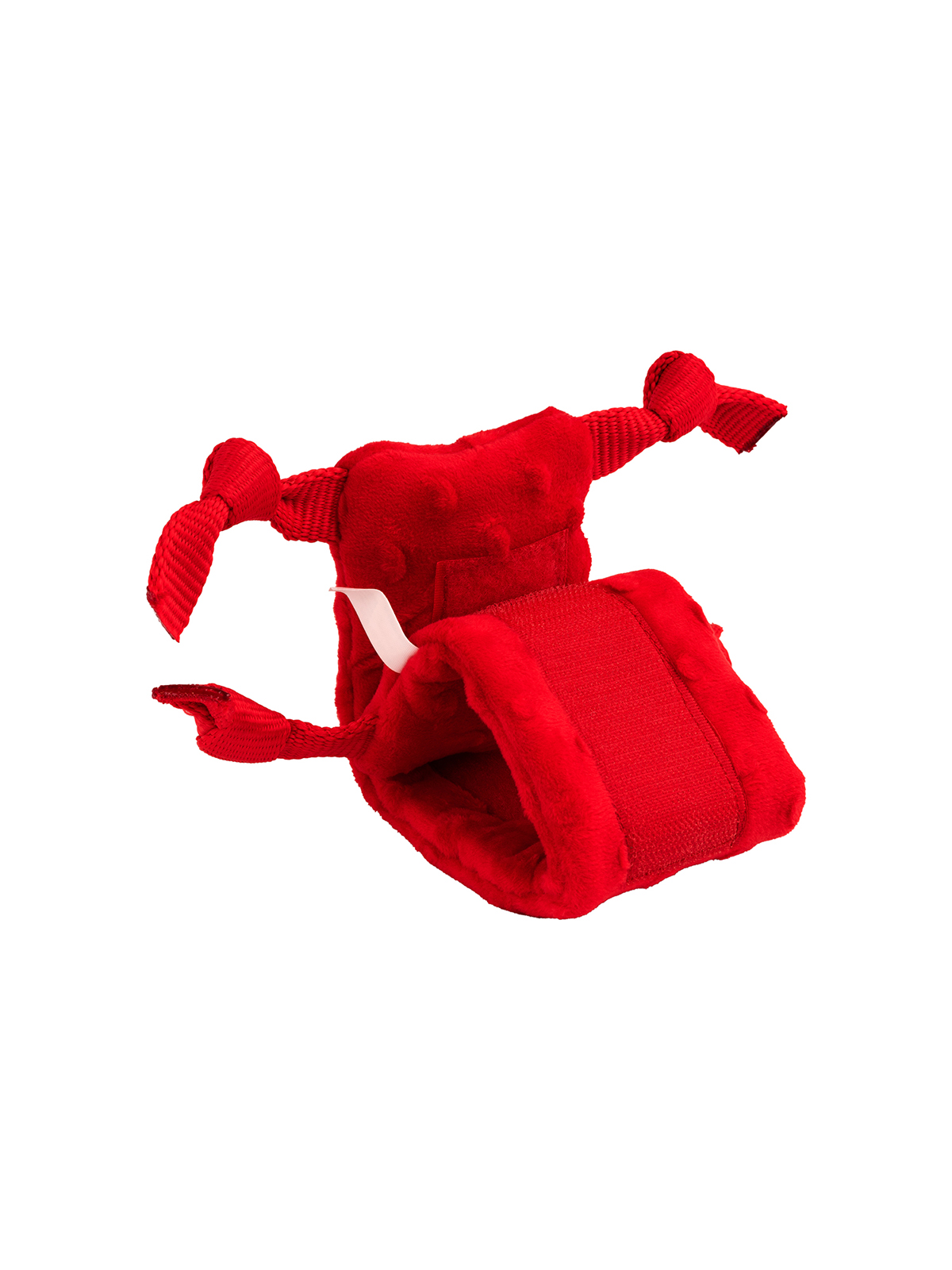 Playology сенсорная плюшевая улитка PUPPY SENSORY SNAIL для щенков мелких и средних пород 8-16 недель с ароматом говядины, цвет красный