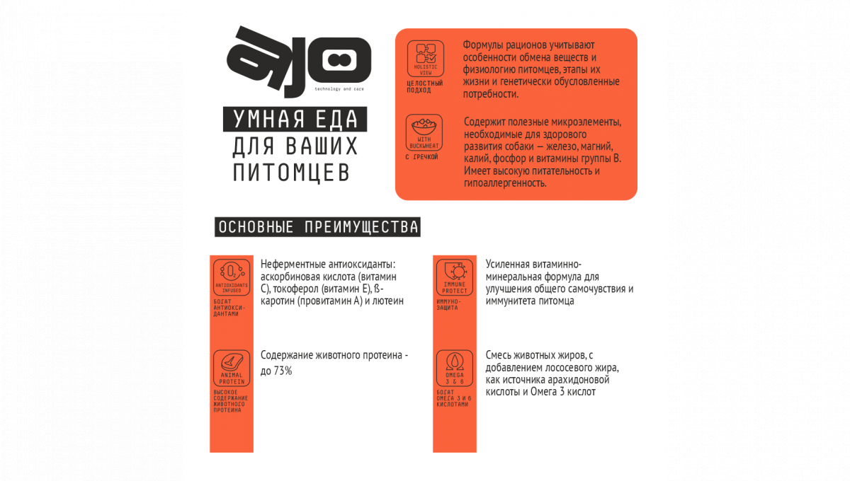 Ajo Сухой корм для щенков средних пород Medium puppy&junior с индейкой 2 кг 4630169560457