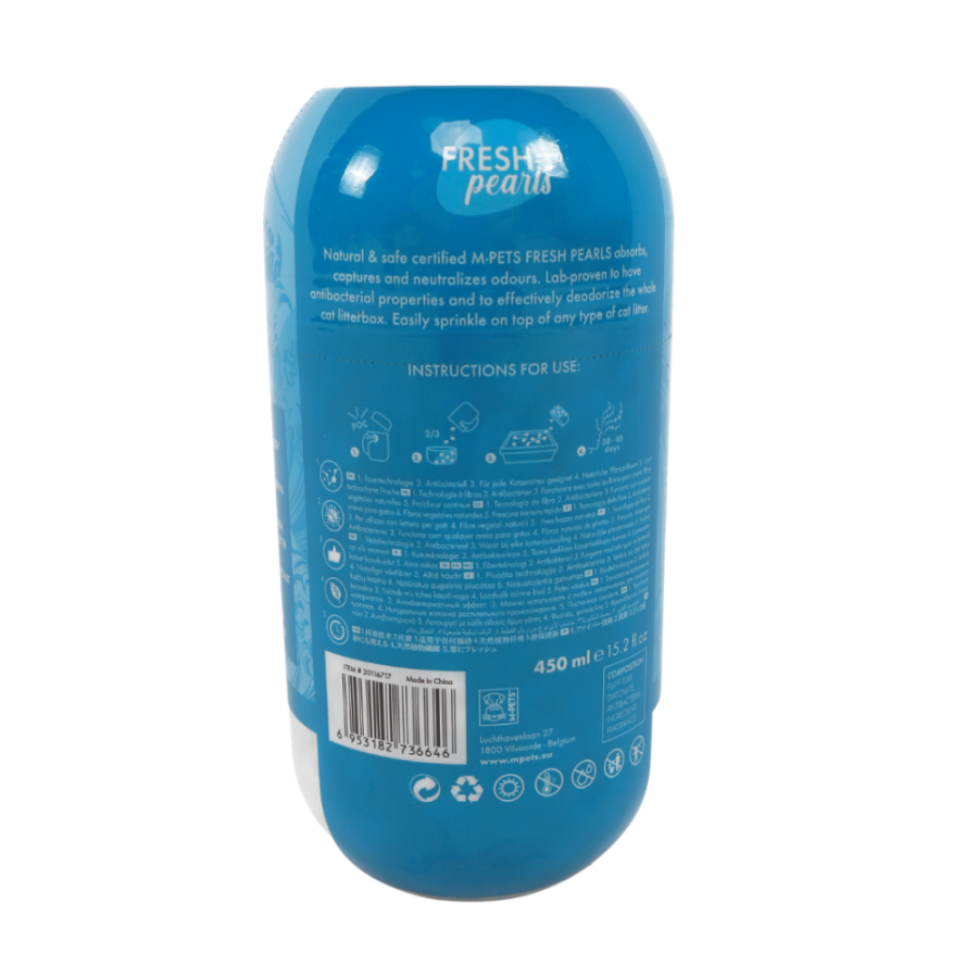 Дезодорирующие гранулы для кошачьего туалета FRESH Pearls, океан, 450 мл, Mpets 20116717