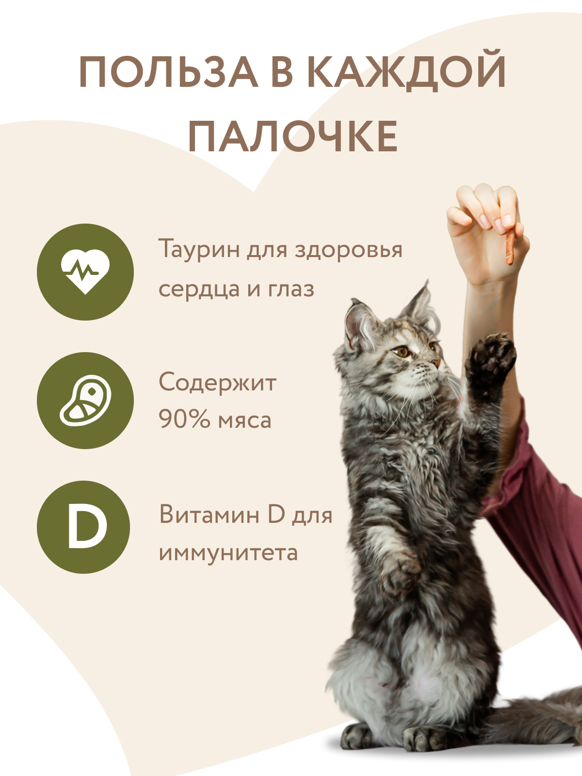 Мнямс Лакомые палочки для кошек с цыпленком и уткой 3х5 г 1 шт 4620756220055