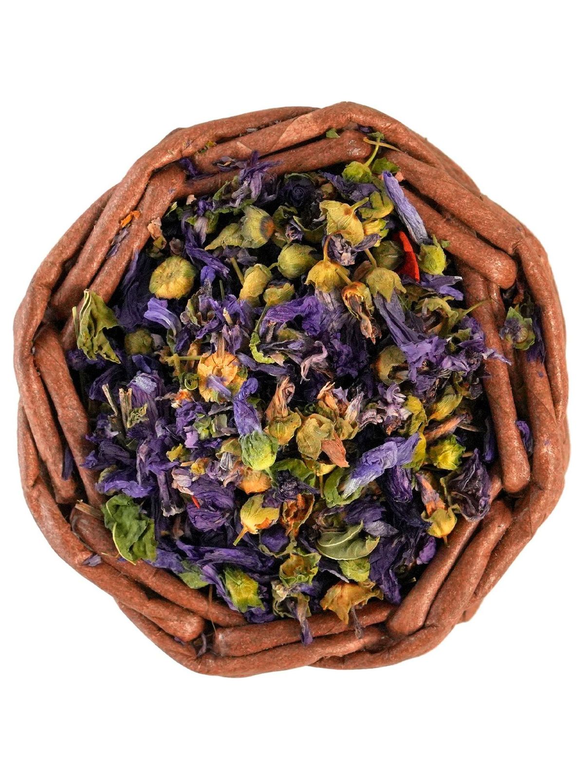 Лакомство Bambini Pets Корзина с высушенными цветками мальвы для грызунов и кроликов, 10 г.