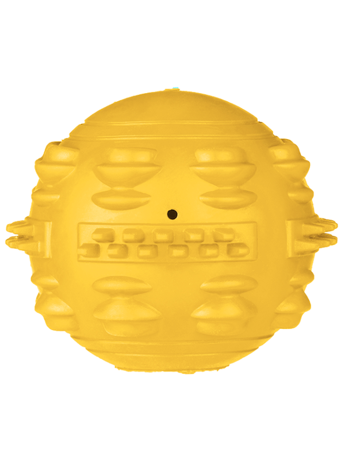 Игрушка Mr.Kranch для собак Мяч 8 см желтый с ароматом сливок