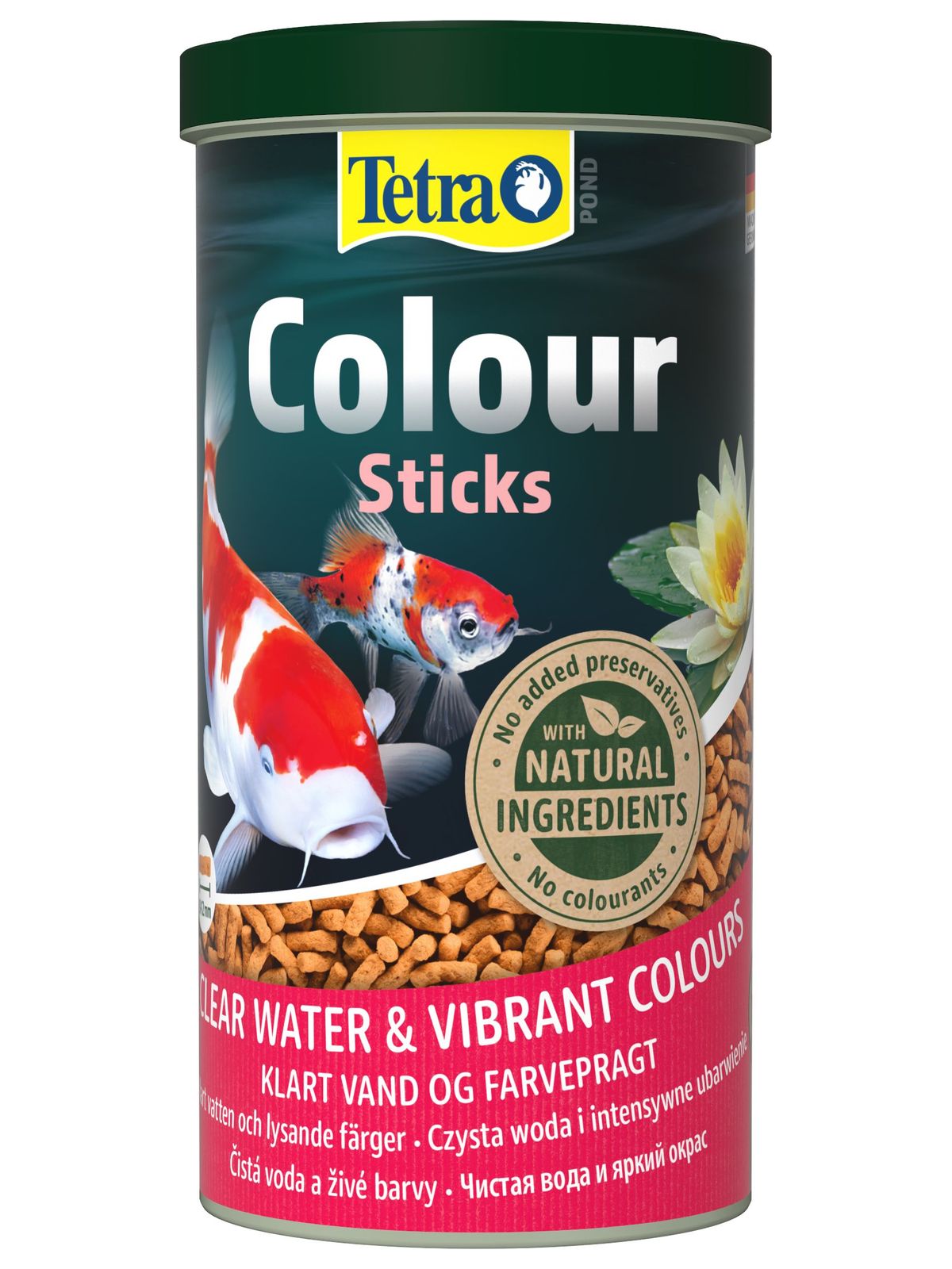 Tetra Pond Color Sticks корм для прудовых рыб палочки для окраски 1 л