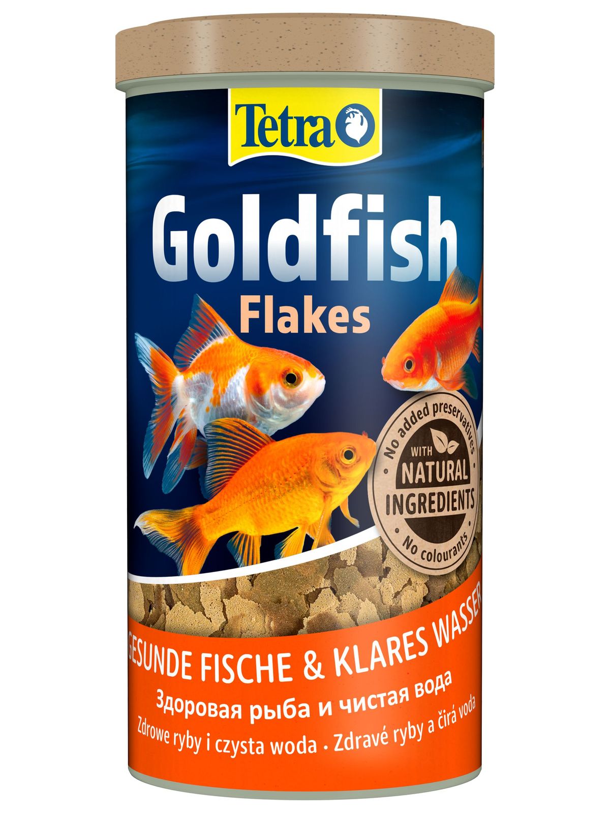 TetraGoldfish корм в хлопьях для всех видов золотых рыбок 1 л