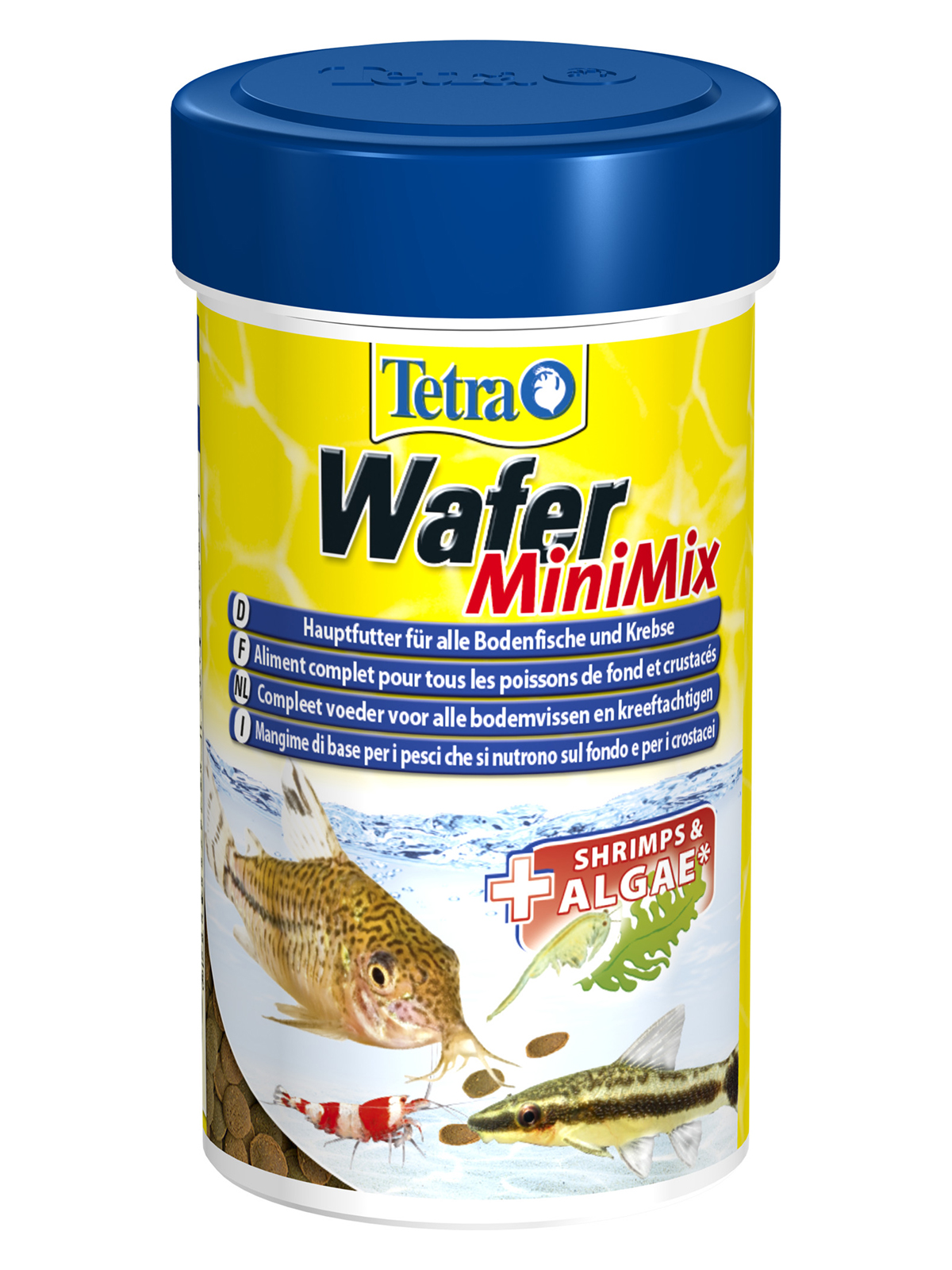 TetraWaferMix Mini корм в мини-чипсах для всех мелких донных рыб 100 мл